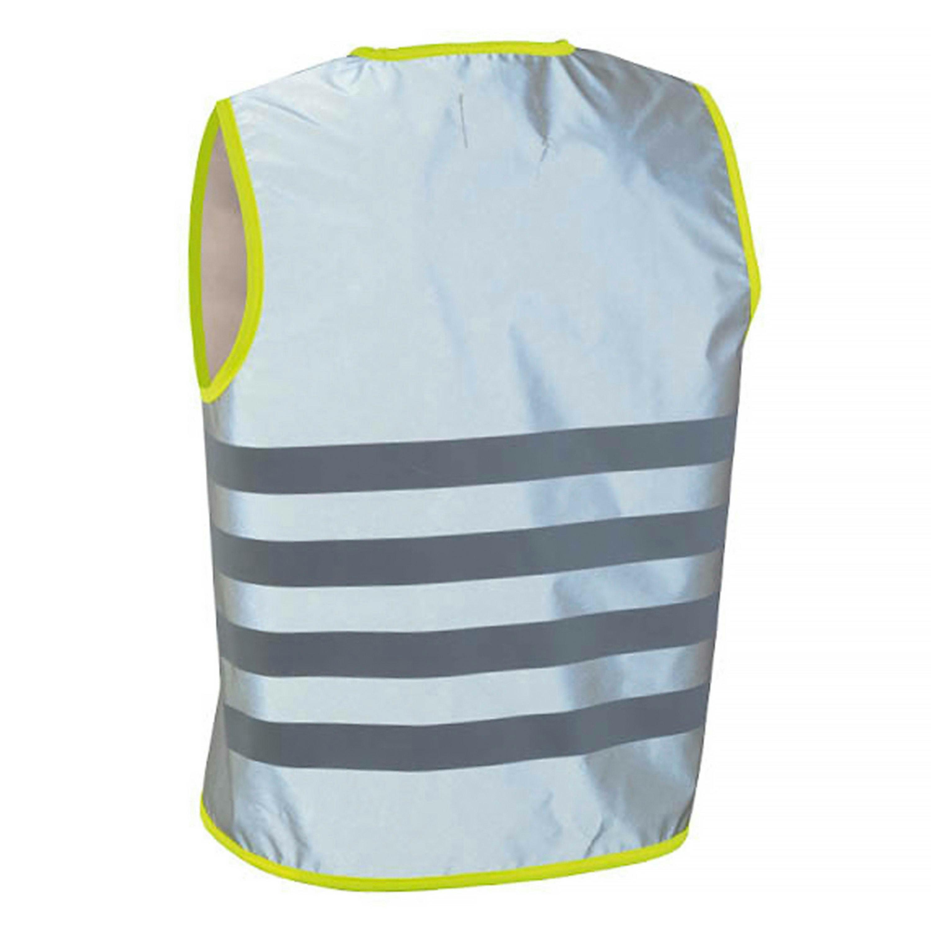 Kids Yellow Fully Reflective Hi Vis Vest | School Cycling Walking Outdoor Gilet , view 2 of 5