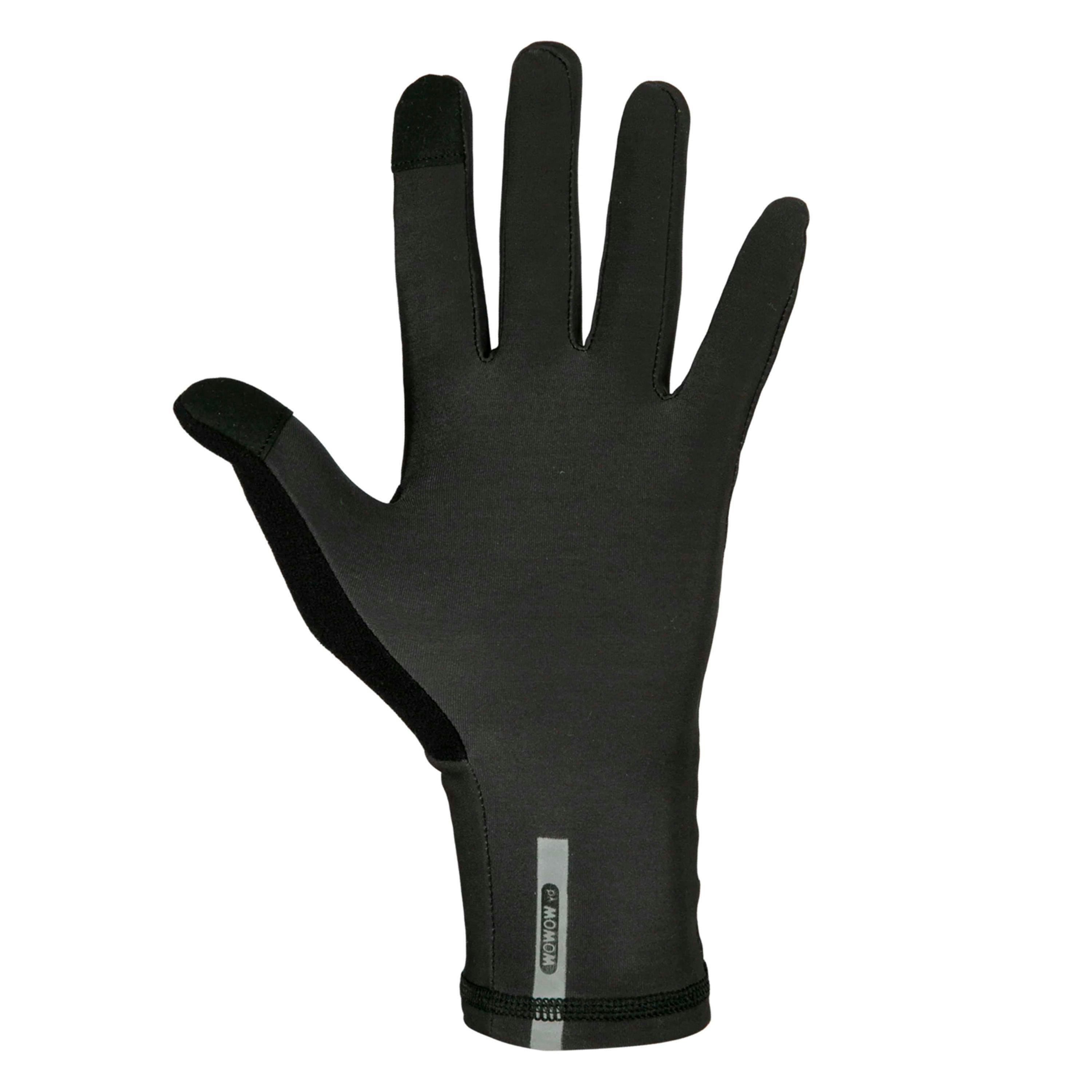 Black Hi Vis Reflective Cycling Touchscreen Gloves , view 2 of 5
