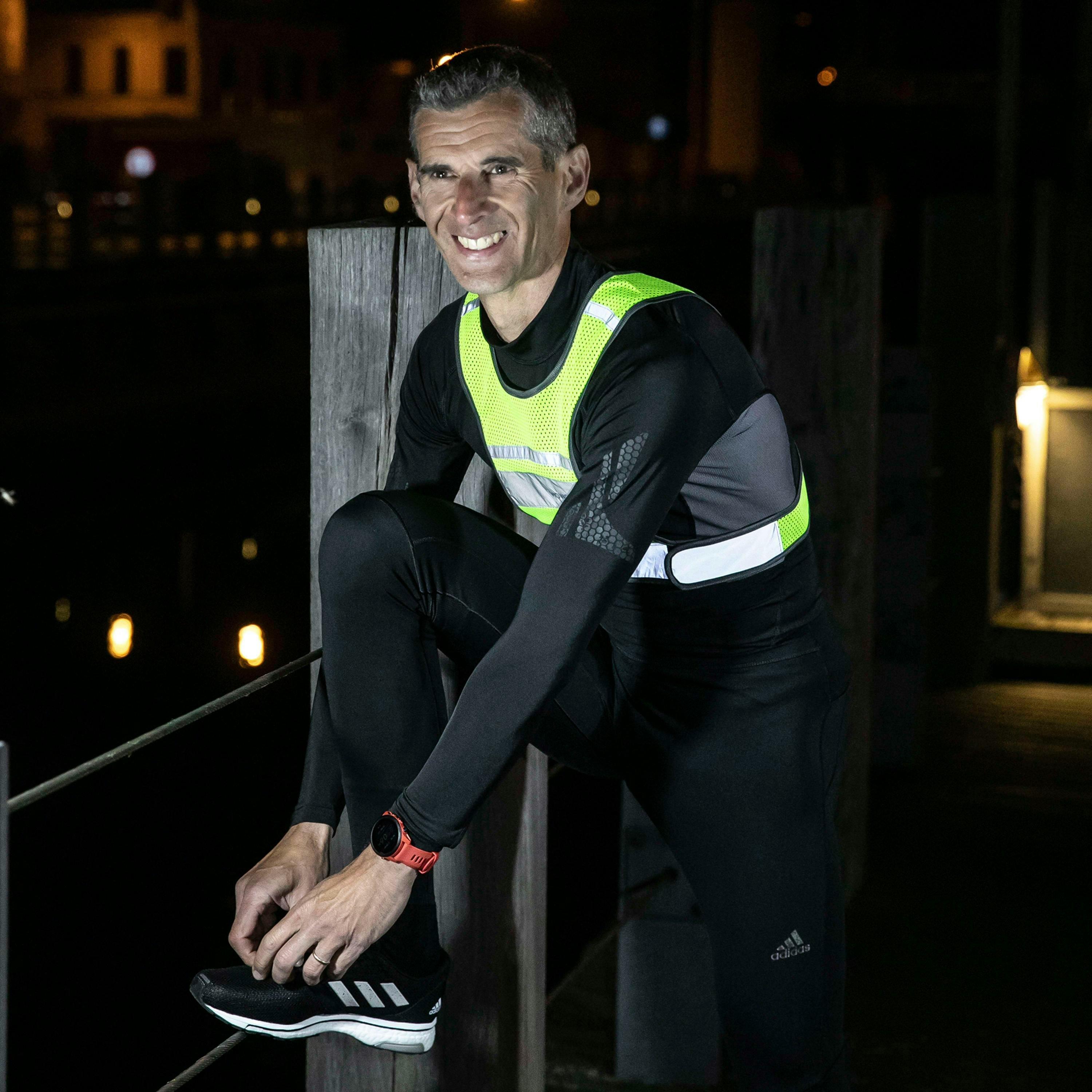 2 Pack Mens Ladies Reflective Running Vests | Yellow Silver Lightweight Gilets , view 4 of 5