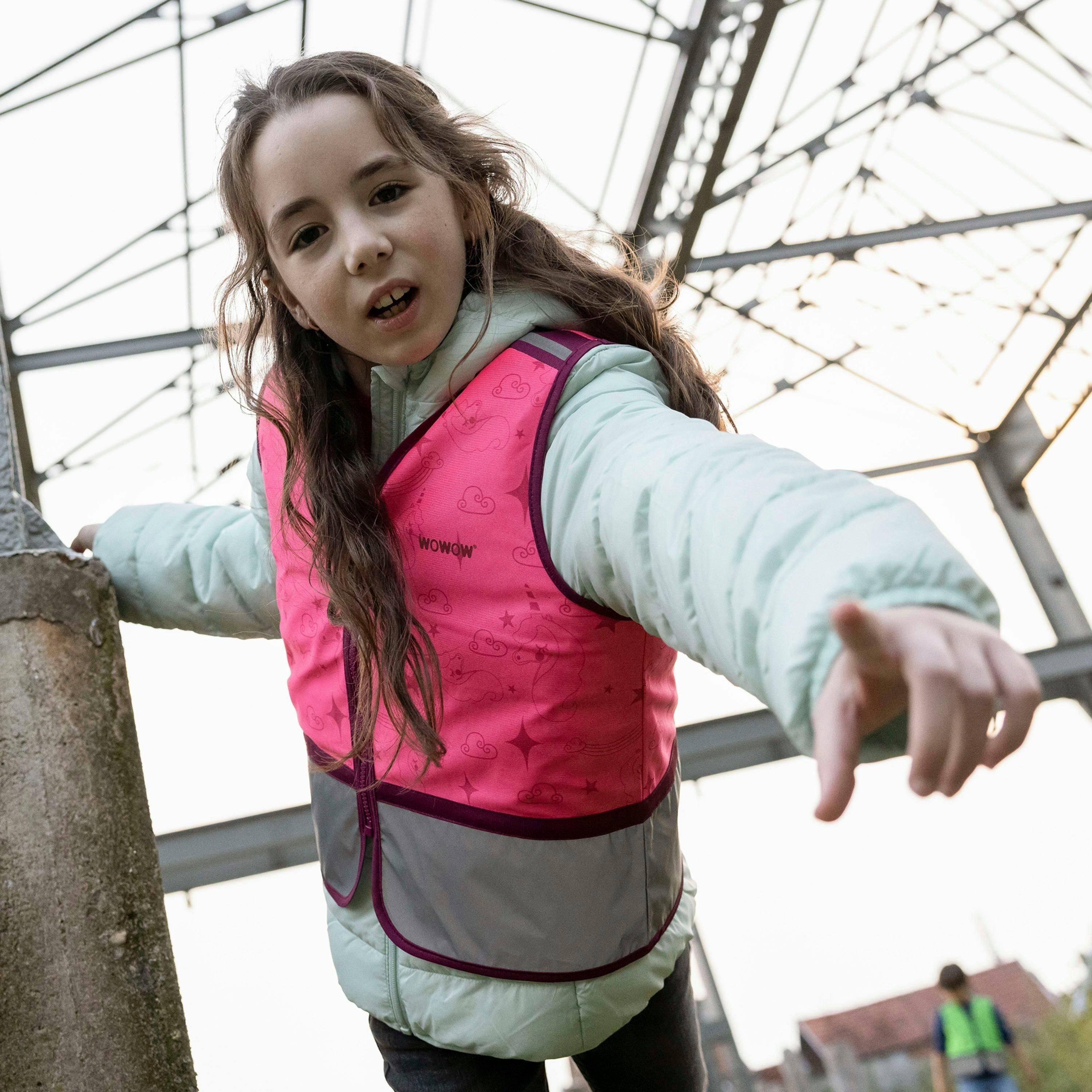 4 Pack Kids Zippy Hi Vis Reflective Vests | Girls Boys Outdoor Gilets , view 5 of 5
