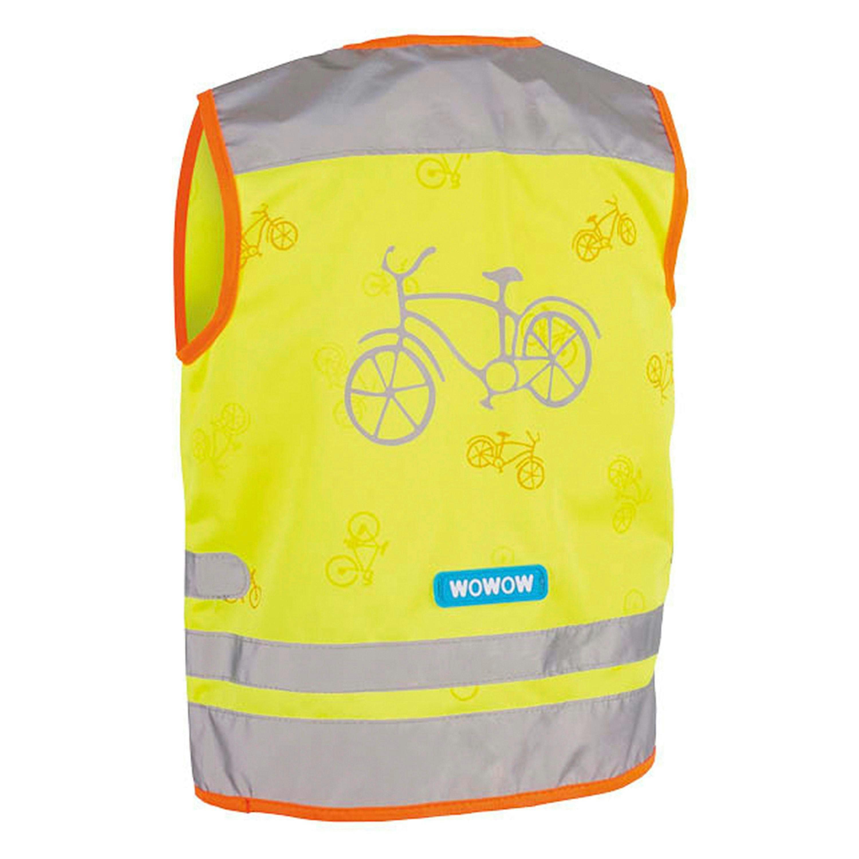 Nutty Yellow Hi Vis Reflective Vest for Kids | School Outdoor Gilet with Pockets , view 2 of 5
