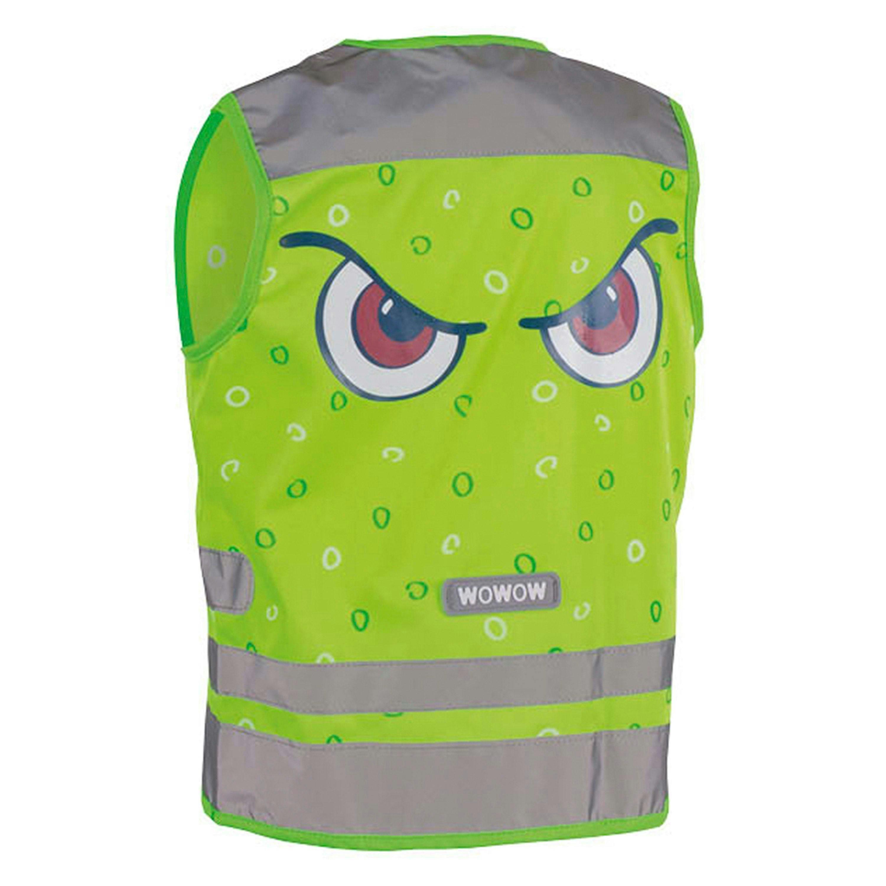 Nutty Green Hi Vis Reflective Vest for Kids | School Outdoor Gilet with Pockets , view 2 of 5