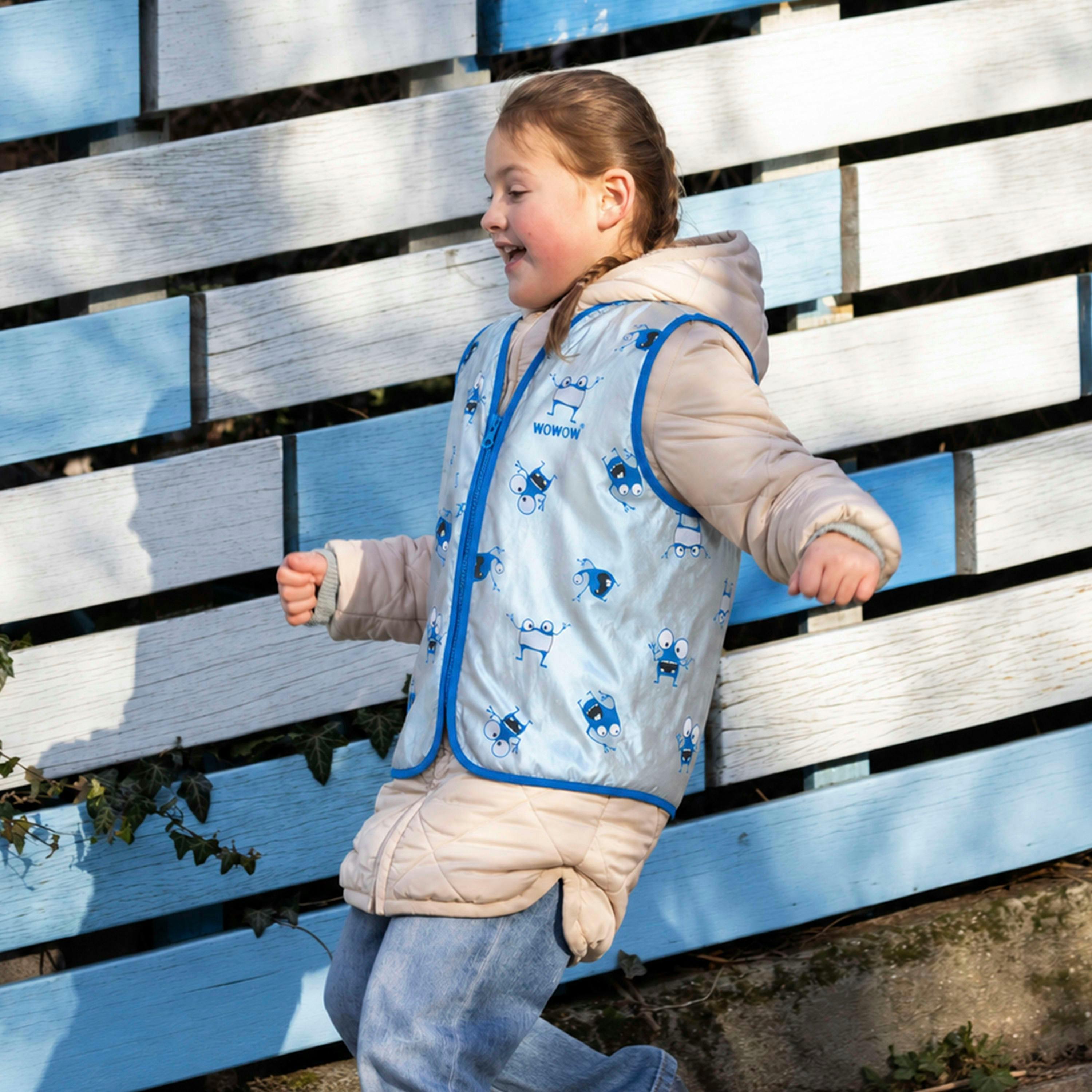Goyo Fully Reflective Hi Vis Patterned Vest for Kids | Outdoor School Gilet , view 5 of 5