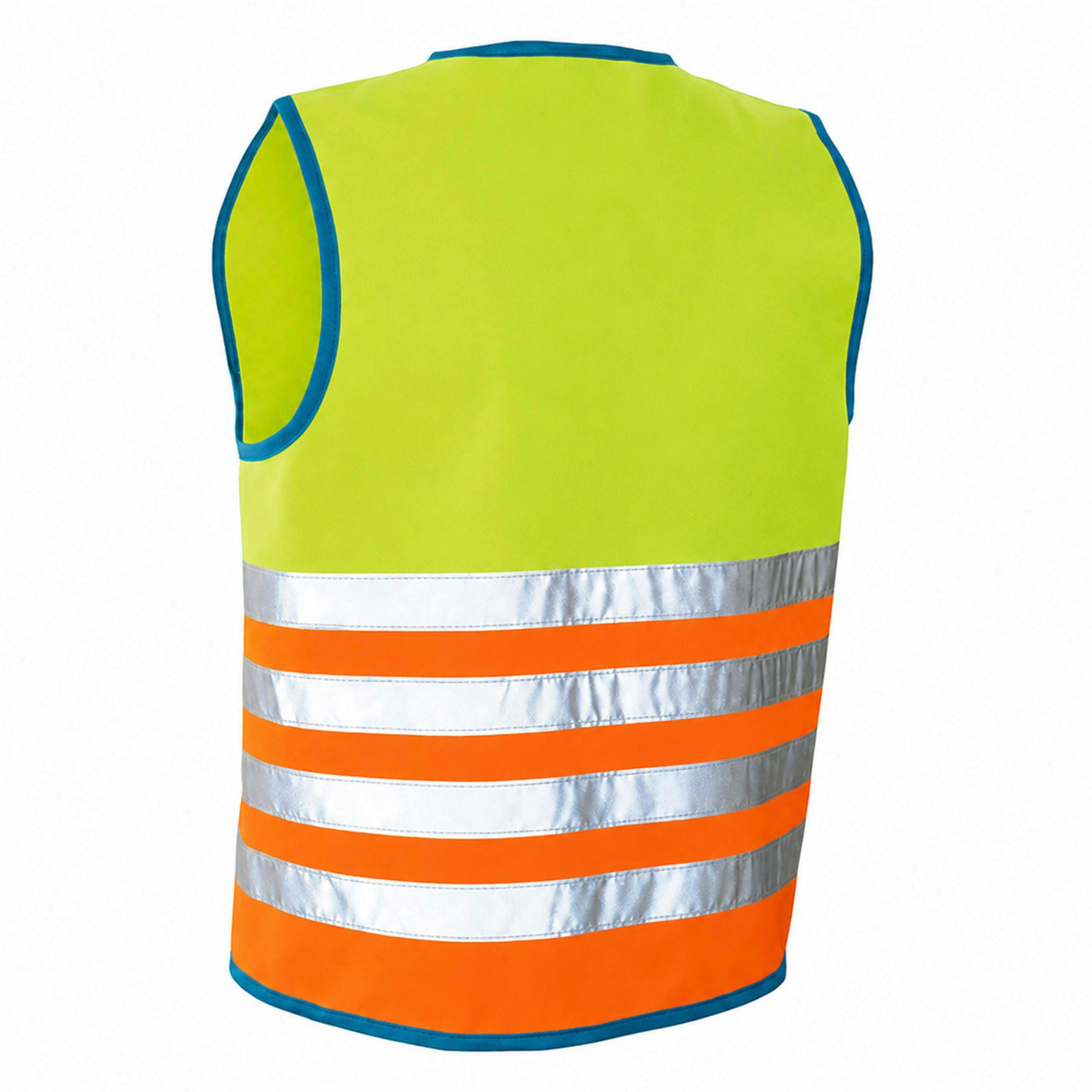 Kids Wasabi Green Hi Vis Reflective Vest | Walking Running Gilet , view 2 of 5