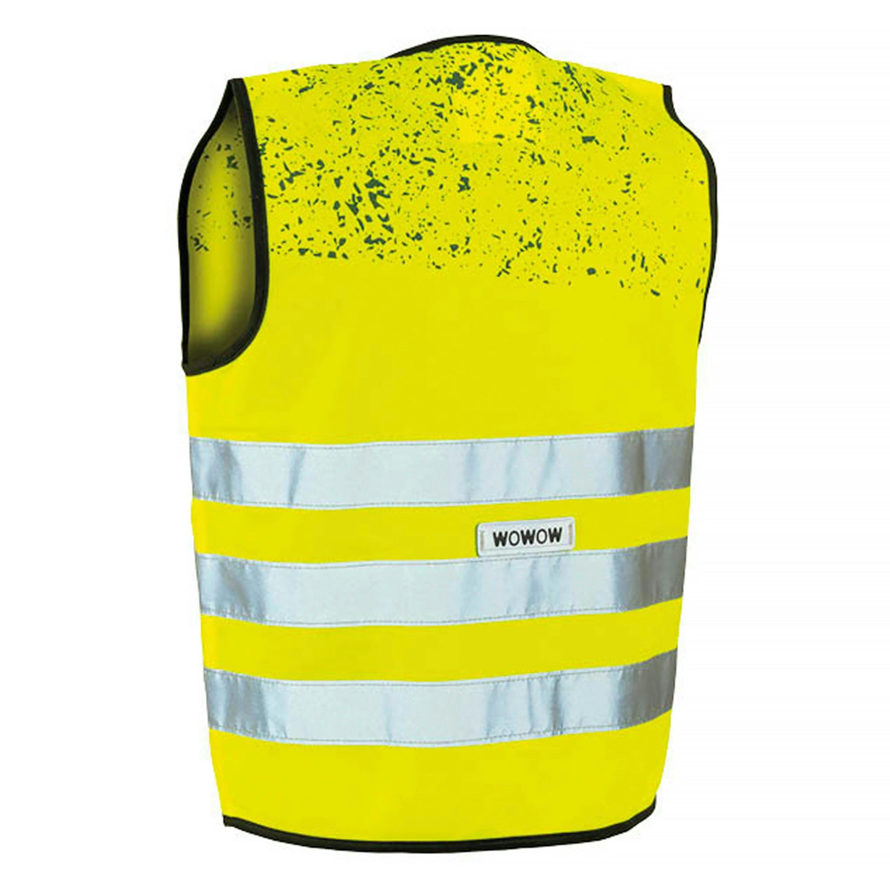 Kids Yellow Hi Vis Reflective Vest | Schlamm School Outdoor Gilet , view 2 of 5