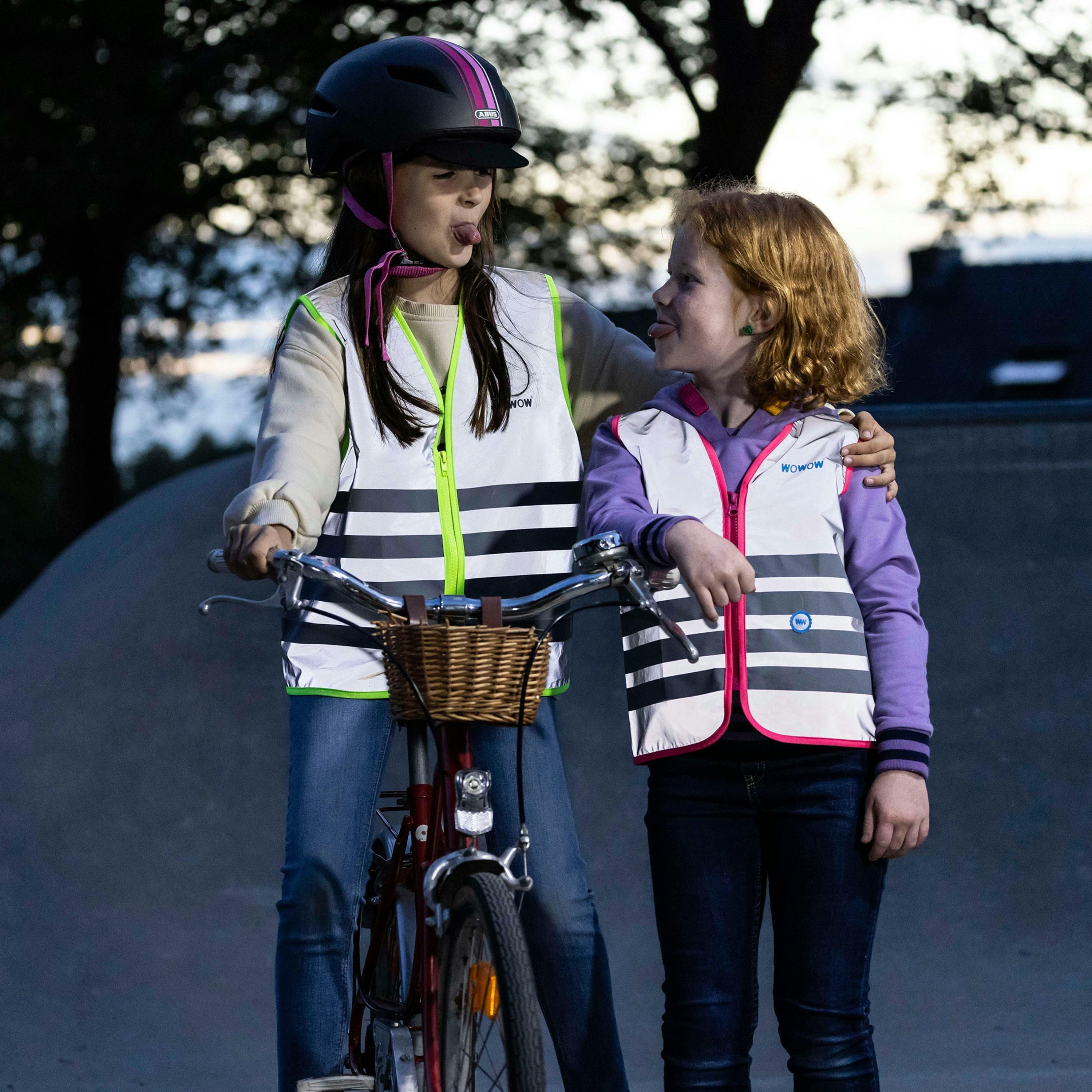 Kids Yellow Fully Reflective Hi Vis Vest | School Cycling Walking Outdoor Gilet , view 5 of 5