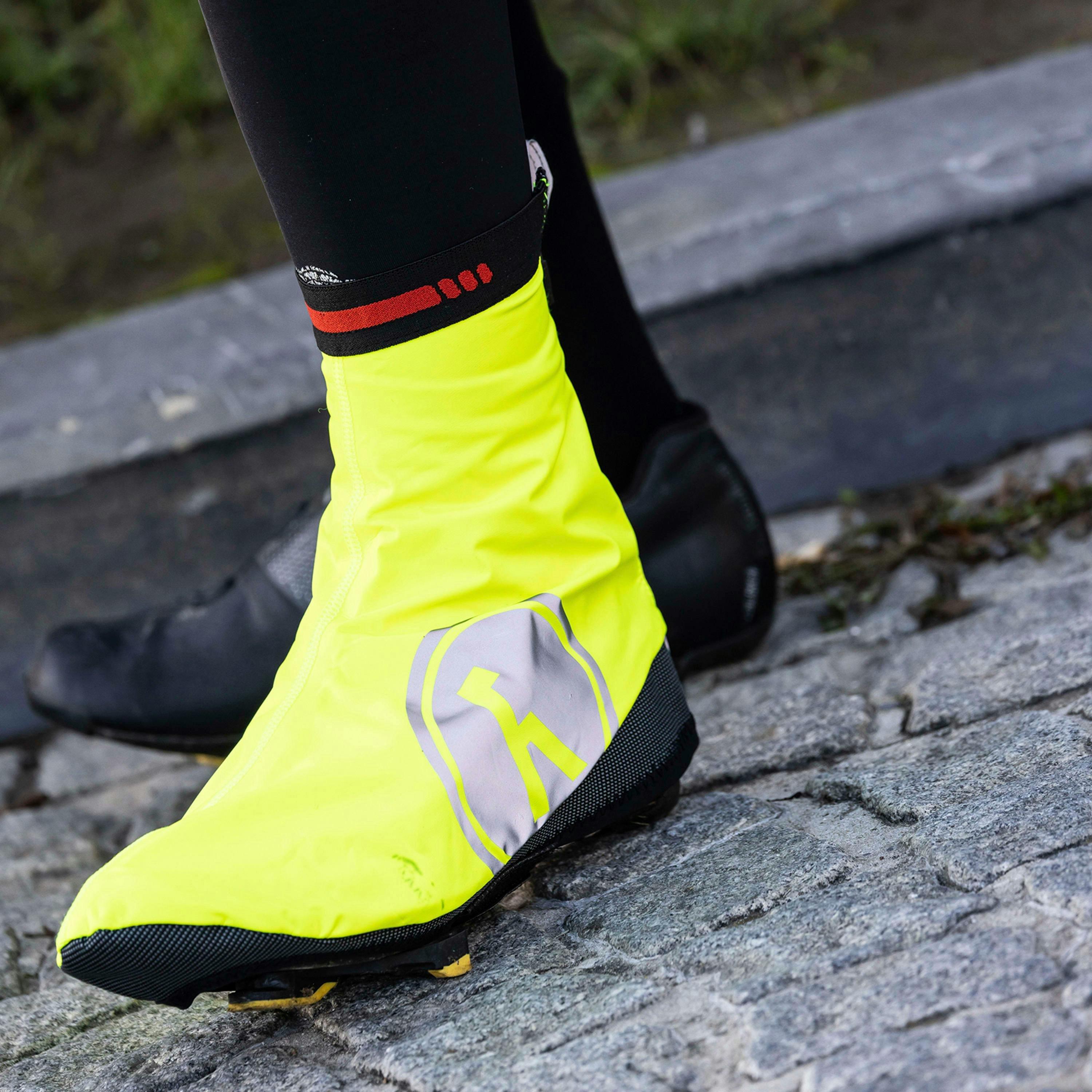 2 Pack Waterproof Reflective Cycling Overshoes | Unisex Waterproof Shoe Covers , view 3 of 5