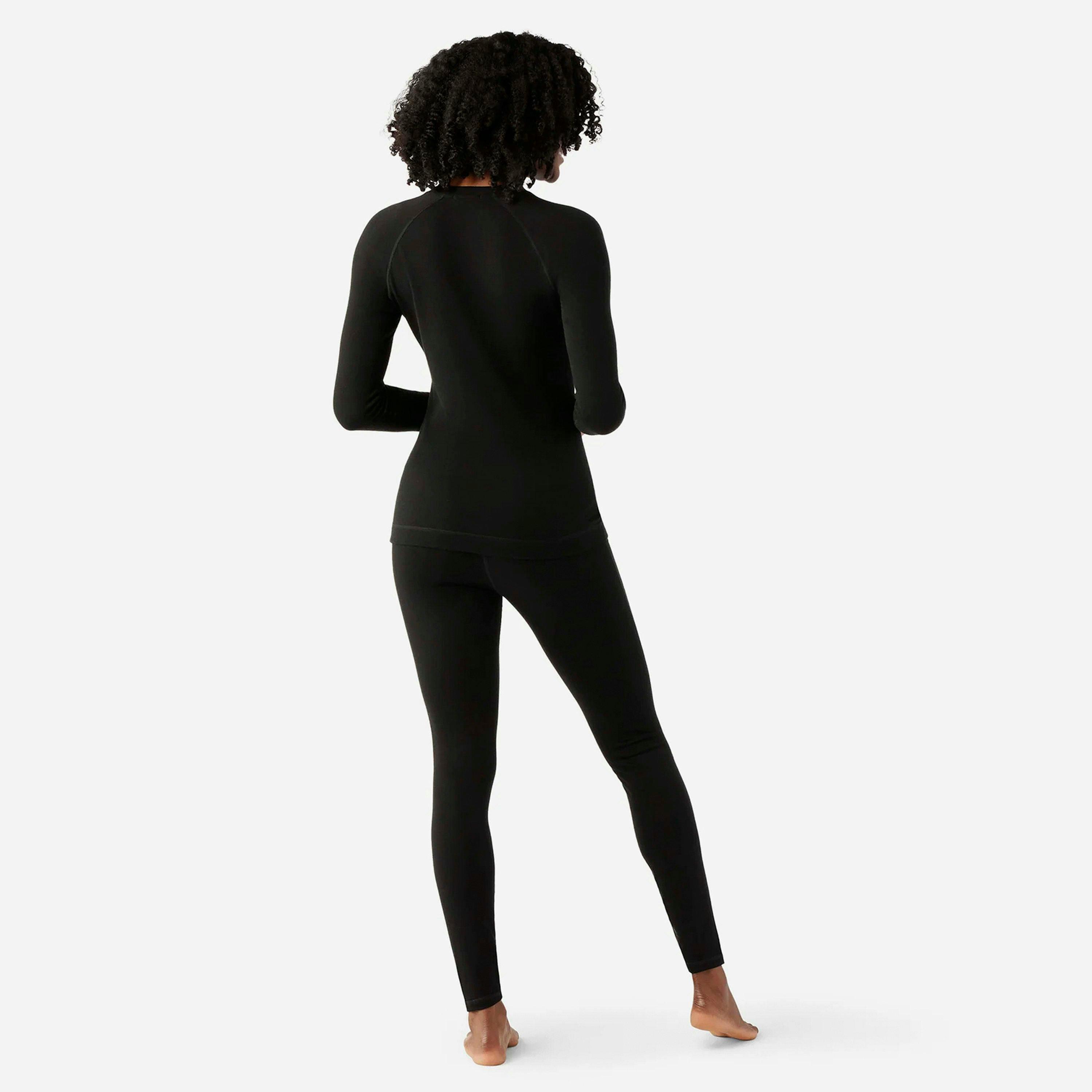 Womens Classic Thermal Merino Base Layer Crew Long Sleeve Top , view 4 of 4