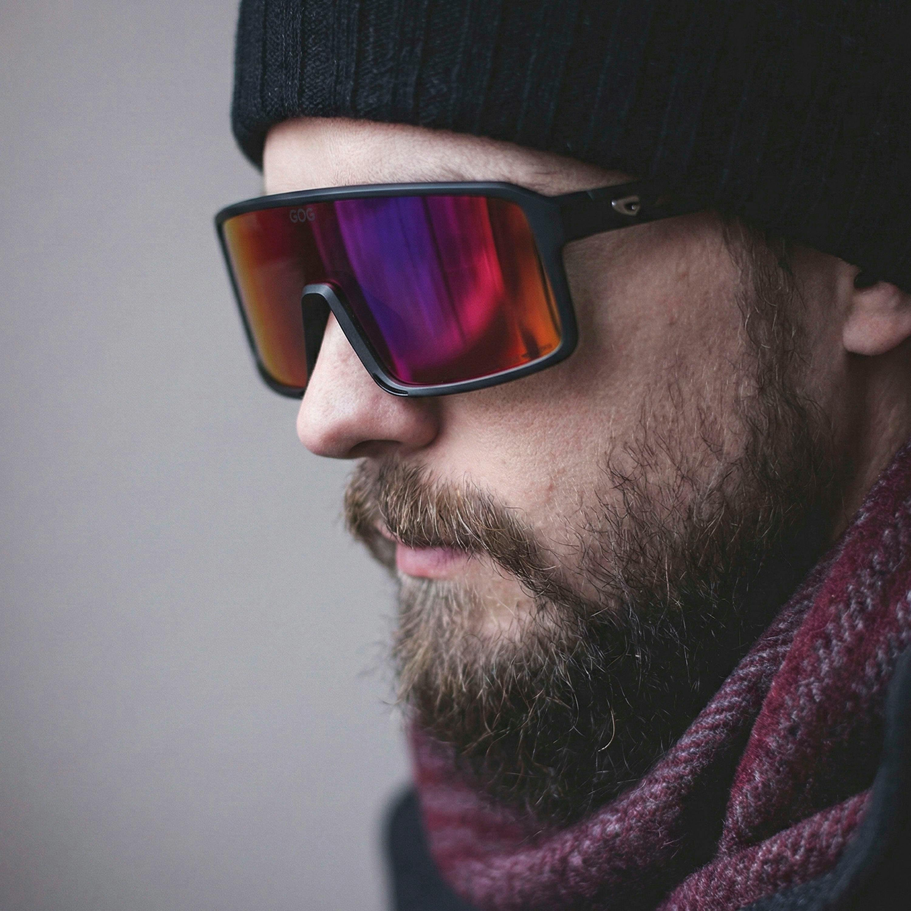 Unisex Polarised UV400 Cycling Running Sunglasses with Mirror Hydrophobic Lens , view 5 of 5