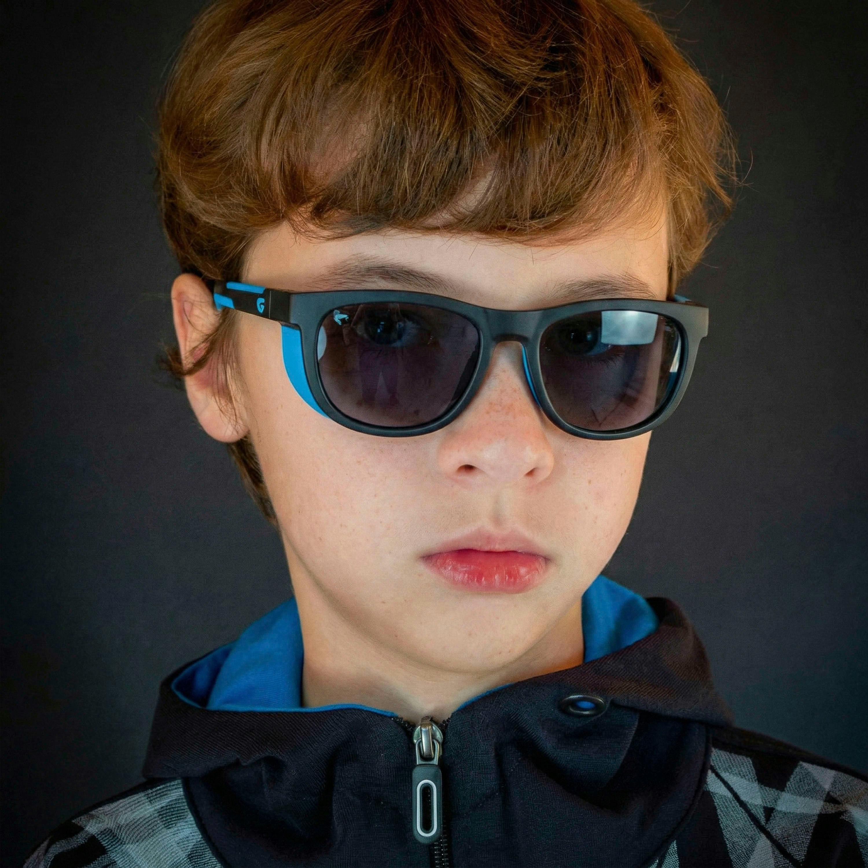Kids’ Eden Polarised UV400 Outdoor Sunglasses with Flexible TPEE Durable Frame , view 4 of 5