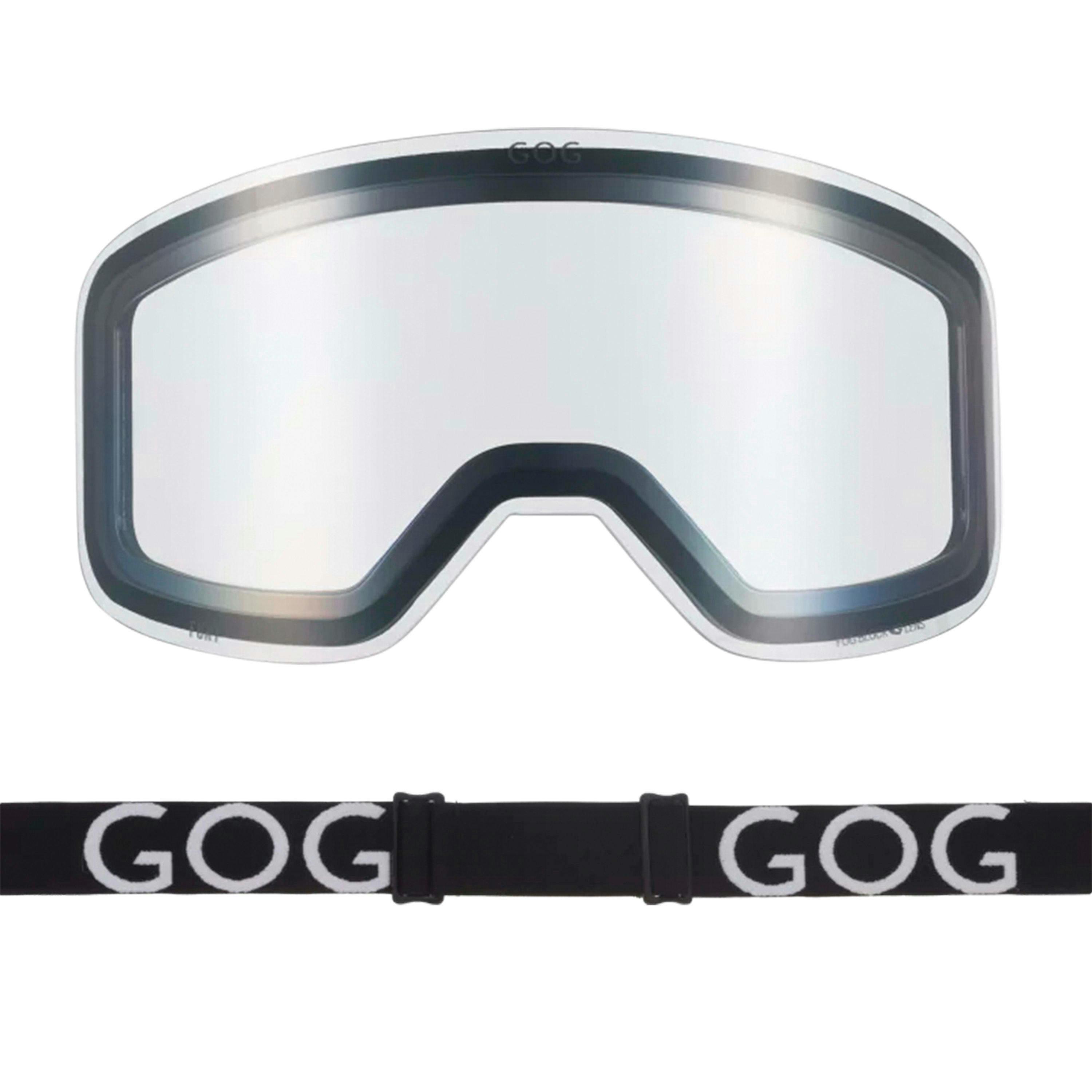 Unisex Olympia UV400 Ski Snowboard Goggles with Magnetic Anti-Fog Double Lens , view 4 of 5