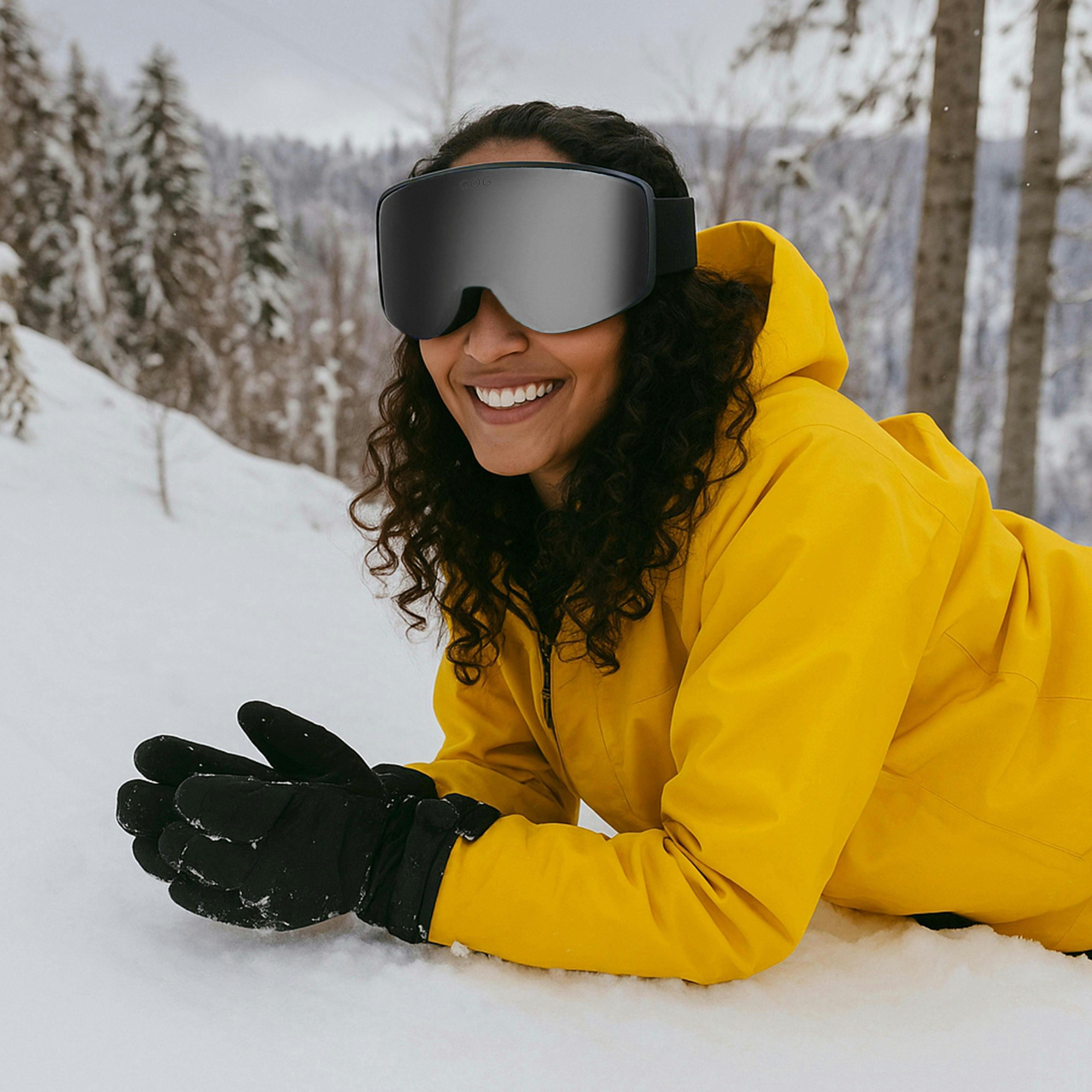 Unisex Stratus UV400 Ski Snowboard Goggles with Anti-Fog Mirror Double Lens , view 5 of 5