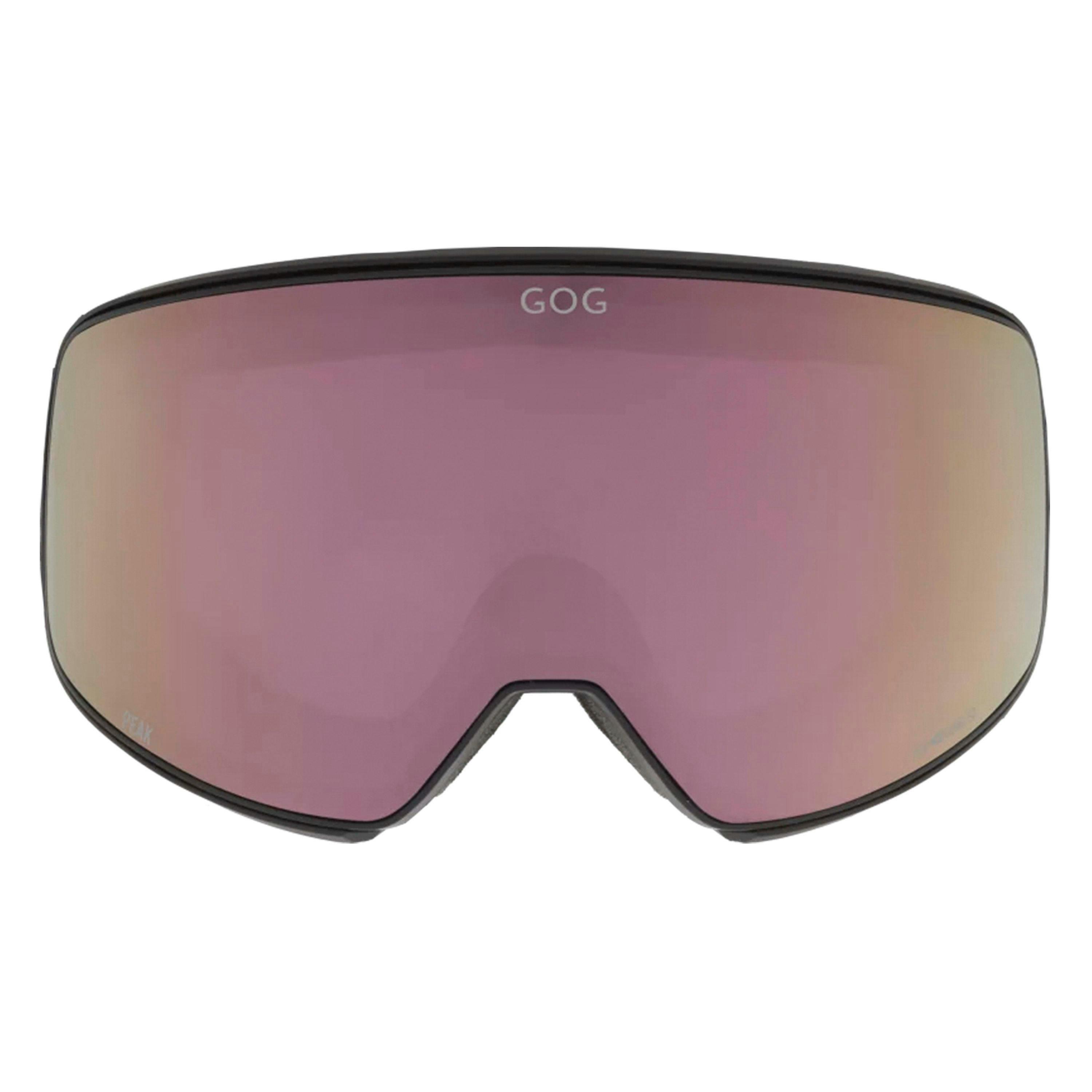 Unisex Peak UV400 Ski Snowboard Goggles with HDX Contrast Anti-Fog Mirror Lens , view 2 of 5