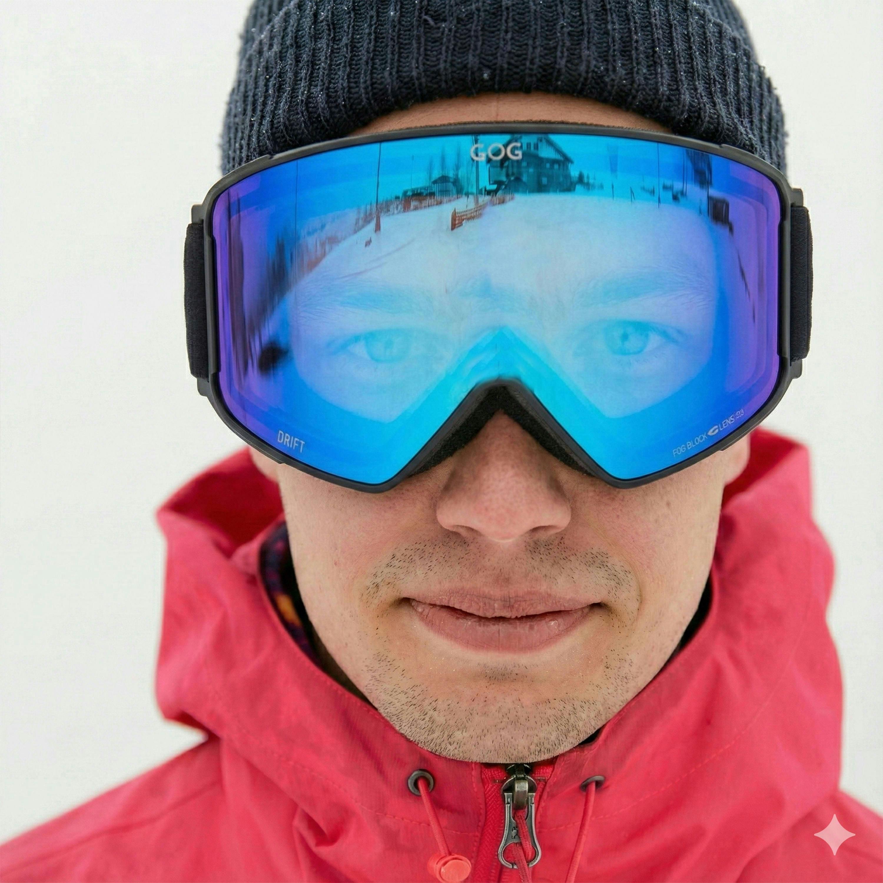 Mens Ladies Ski Snowboard Goggles with UV400 Anti Fog Double Lens , view 3 of 5
