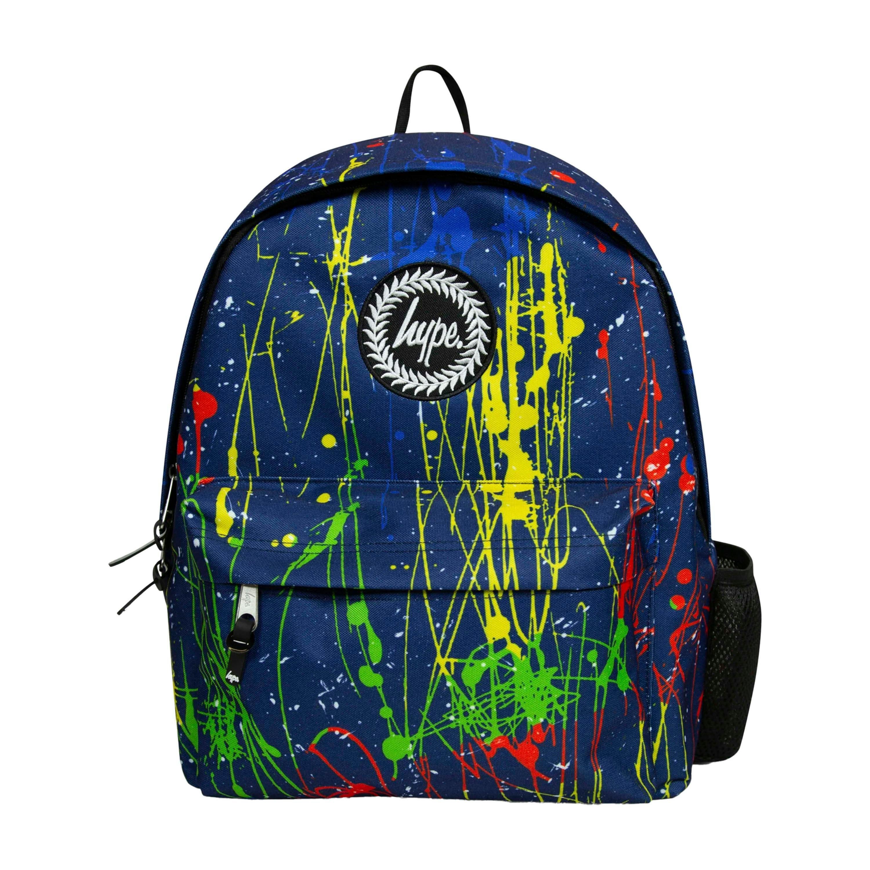 Multi Colour Splat Backpack & Lunch Bag Set Boys Girls School Travel Set , view 4 of 5