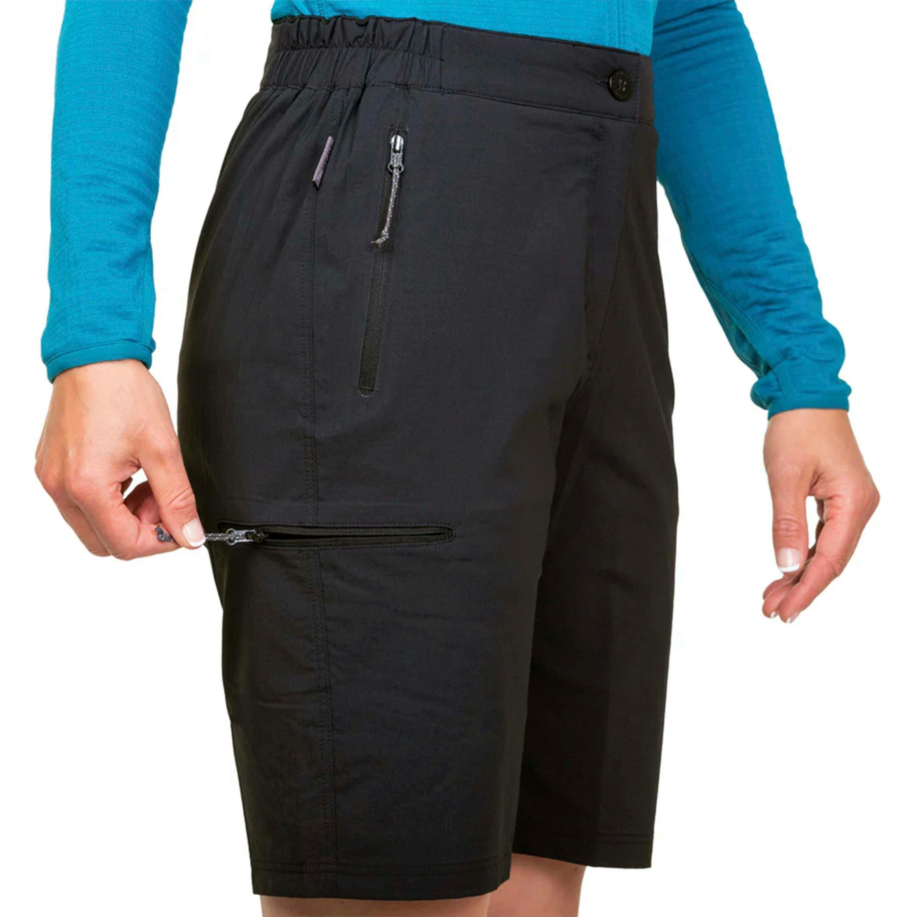 Ladies Water Resistant UPF 50+ Hiking Shorts with Zip Pockets , view 4 of 5