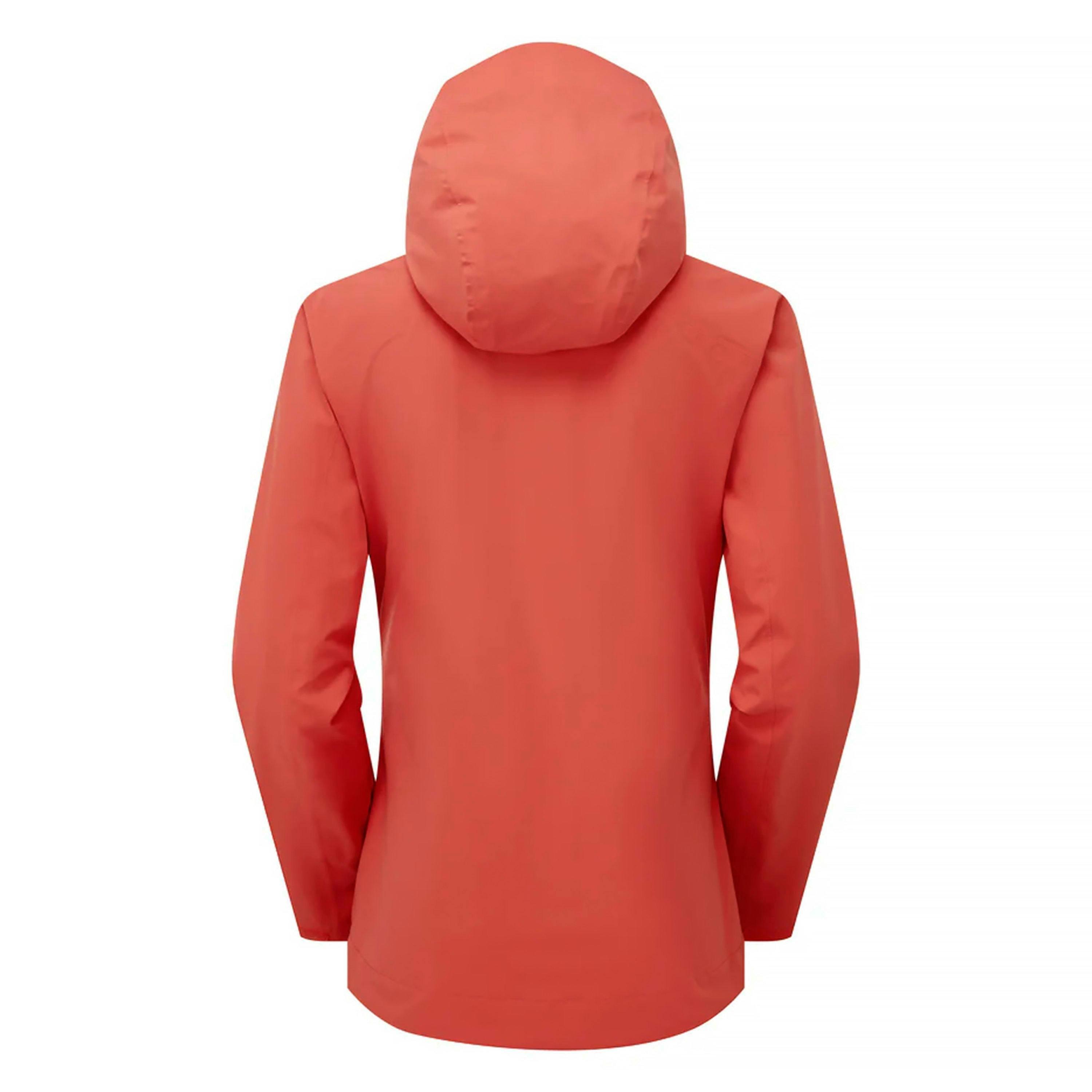 Ladies Lightweight Waterproof Hooded Hiking Rain with Zip Shell Jacket Coat , view 2 of 5