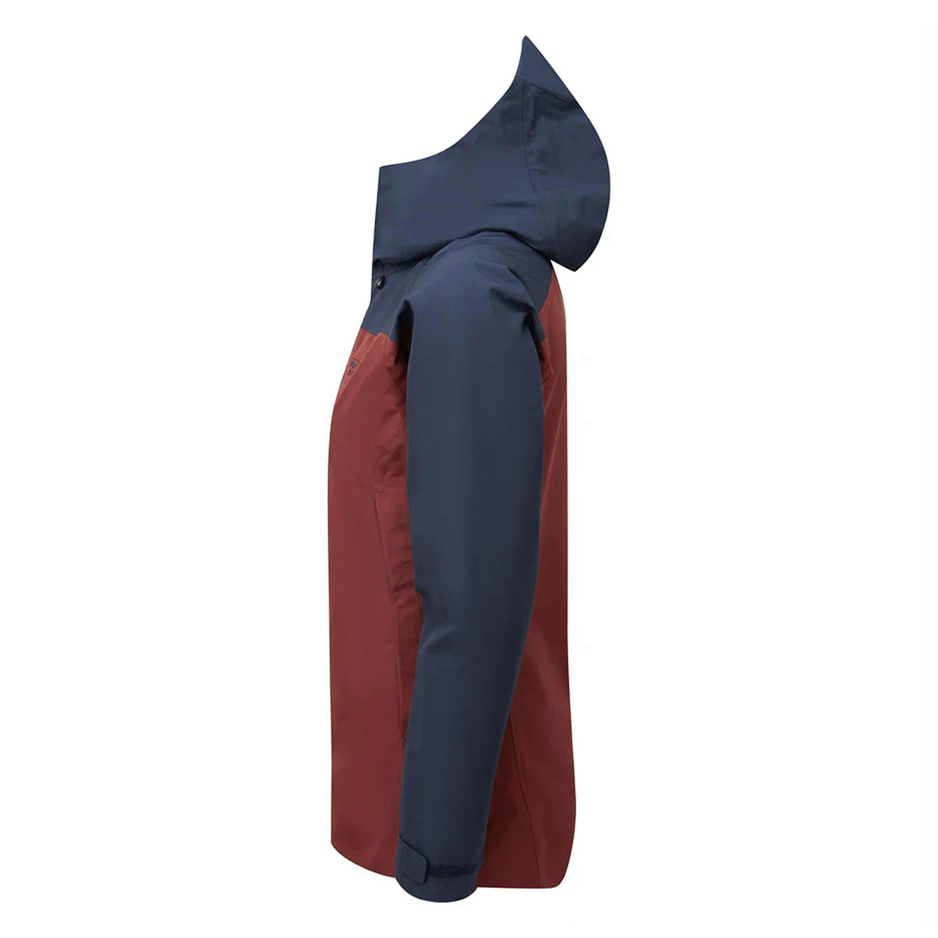 Ladies Waterproof GORE-TEX Hooded Hiking Jacket Rain Shell Coat with Pockets , view 3 of 5
