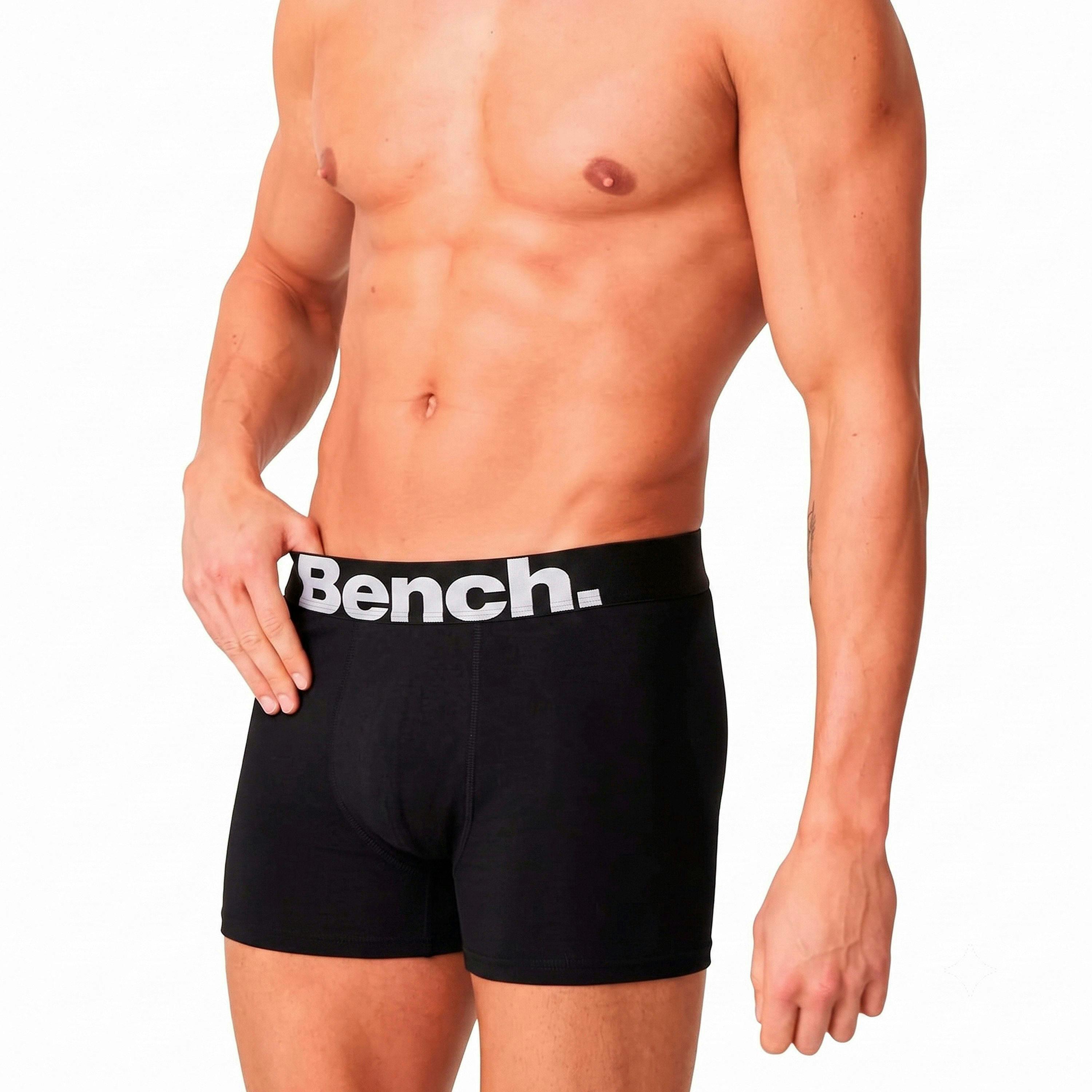 Mens Cromal 5 Pack Boxer Shorts Black Microfibre Breathable Underwear Trunks , view 3 of 5