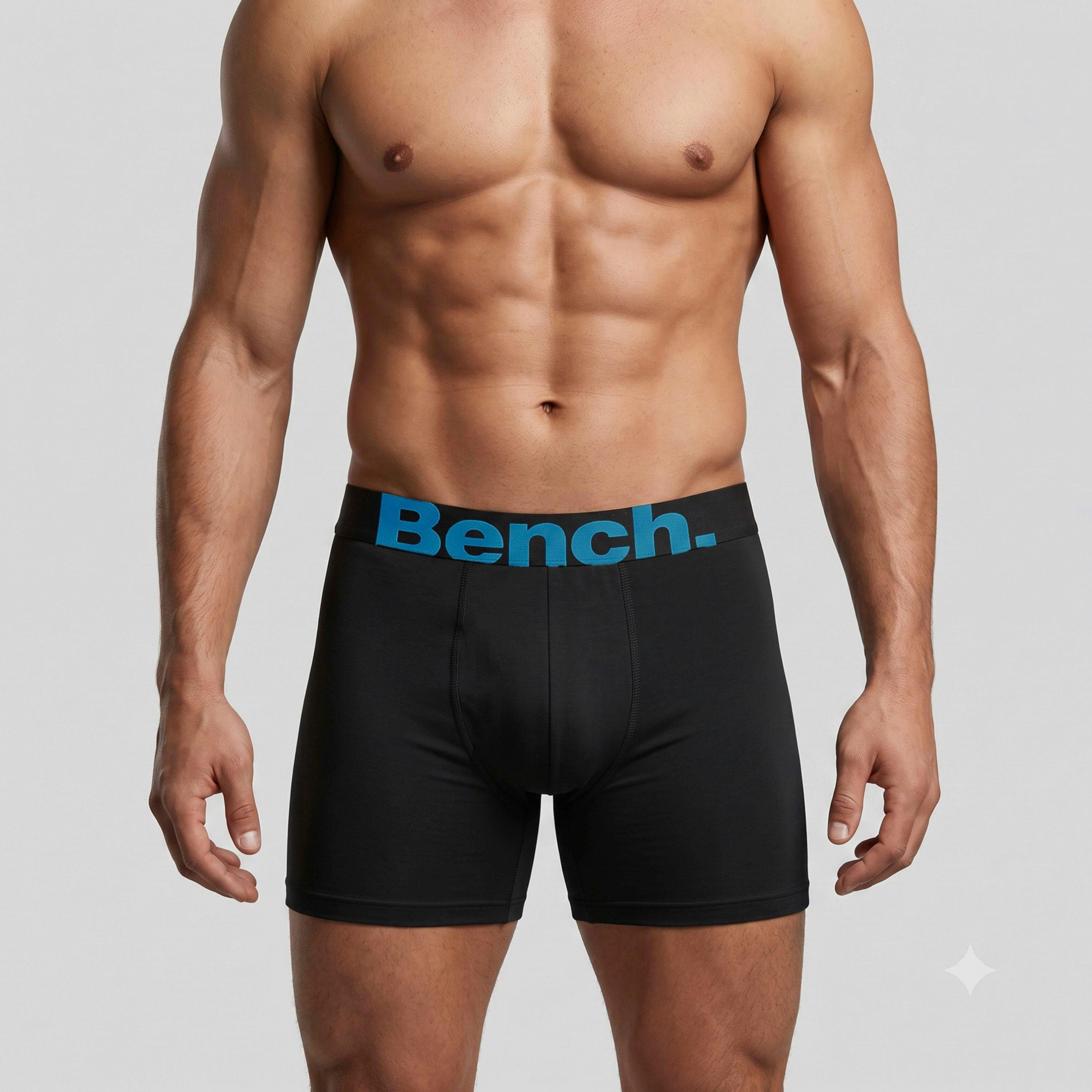 Mens Cromal 5 Pack Boxer Shorts Black Microfibre Breathable Underwear Trunks , view 5 of 5