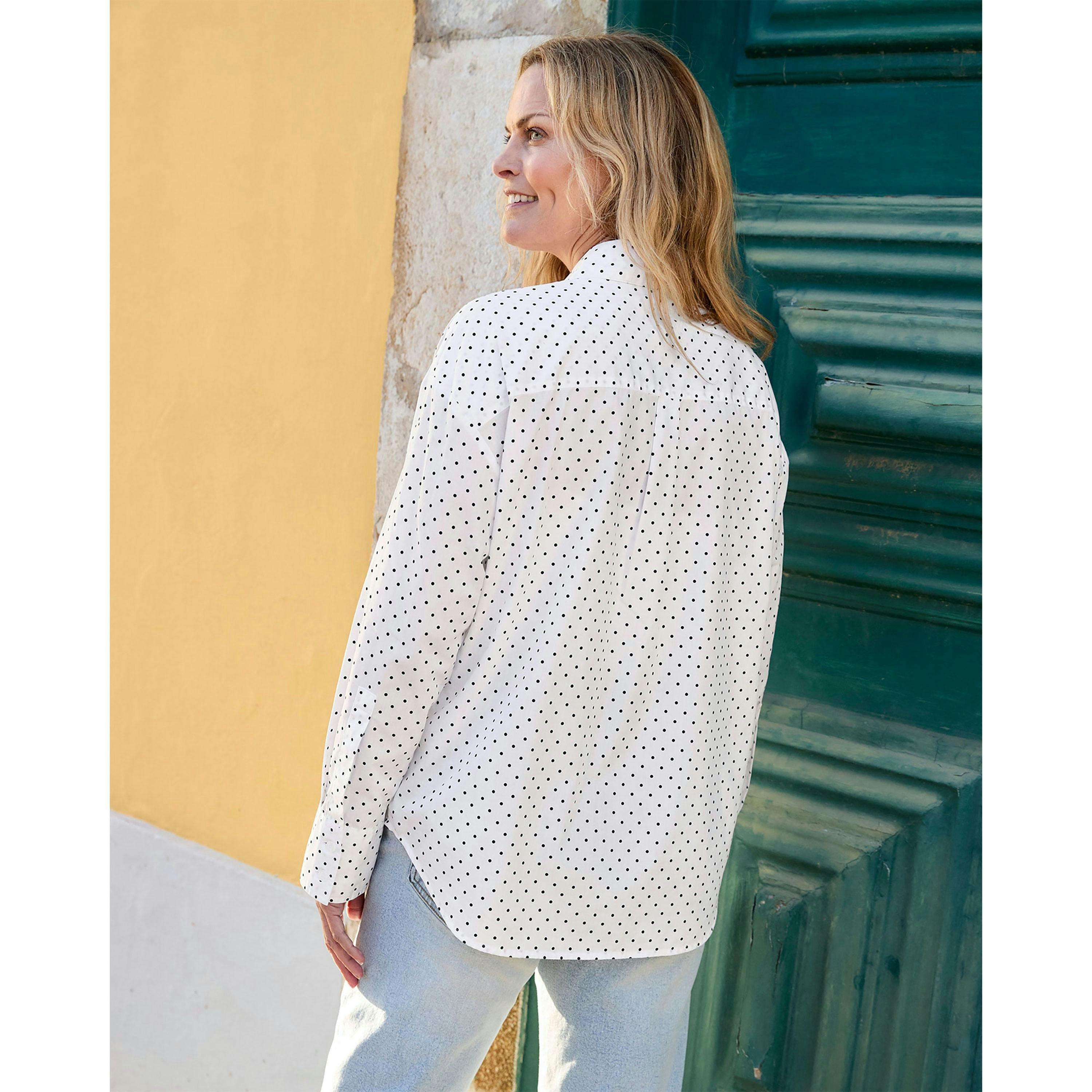 Cotton Traders Long Sleeve Printed Cotton Shirt , view 3 of 3