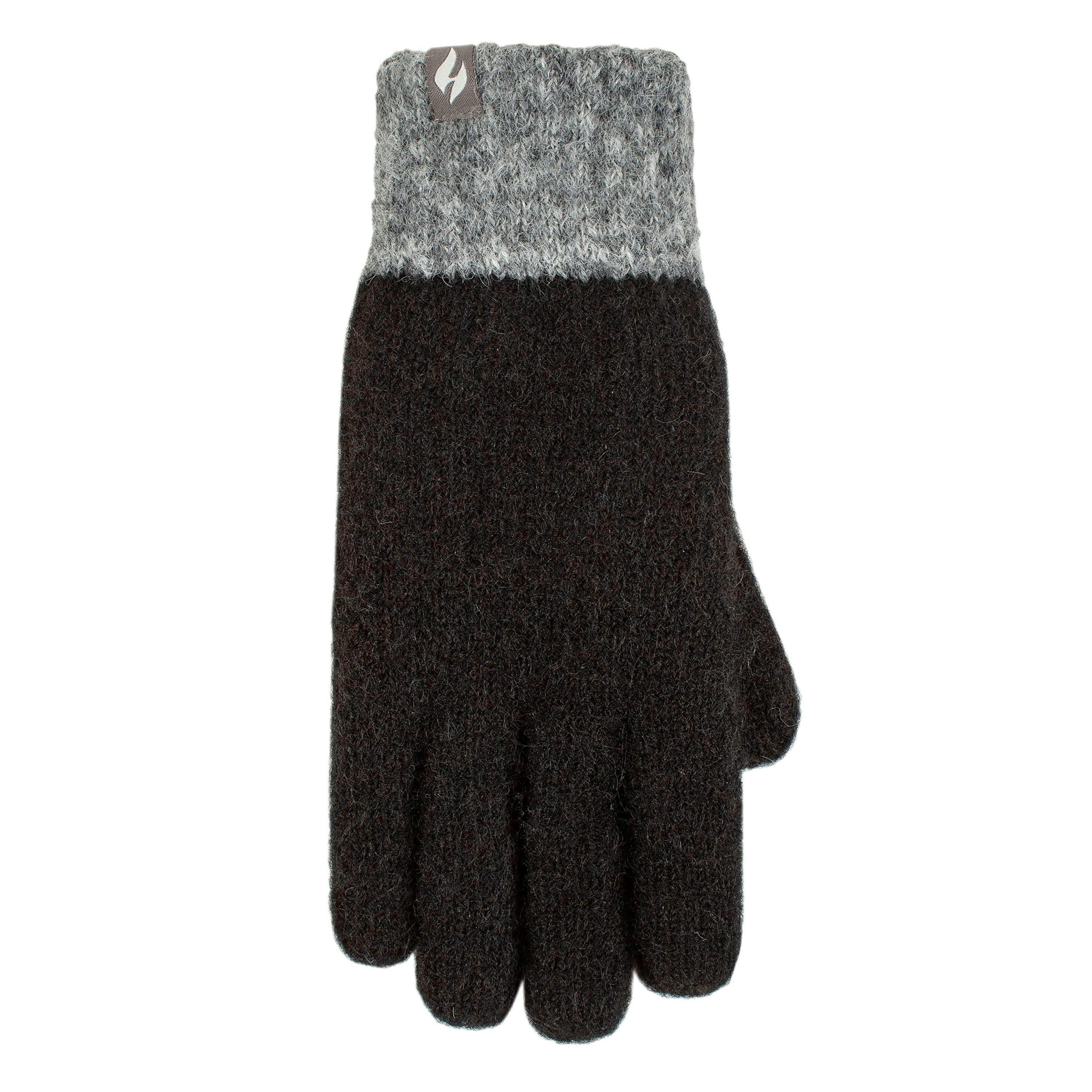 Ladies Skye Textured Yarn Gloves Warm Winter Cosy Knit Gloves , view 3 of 5