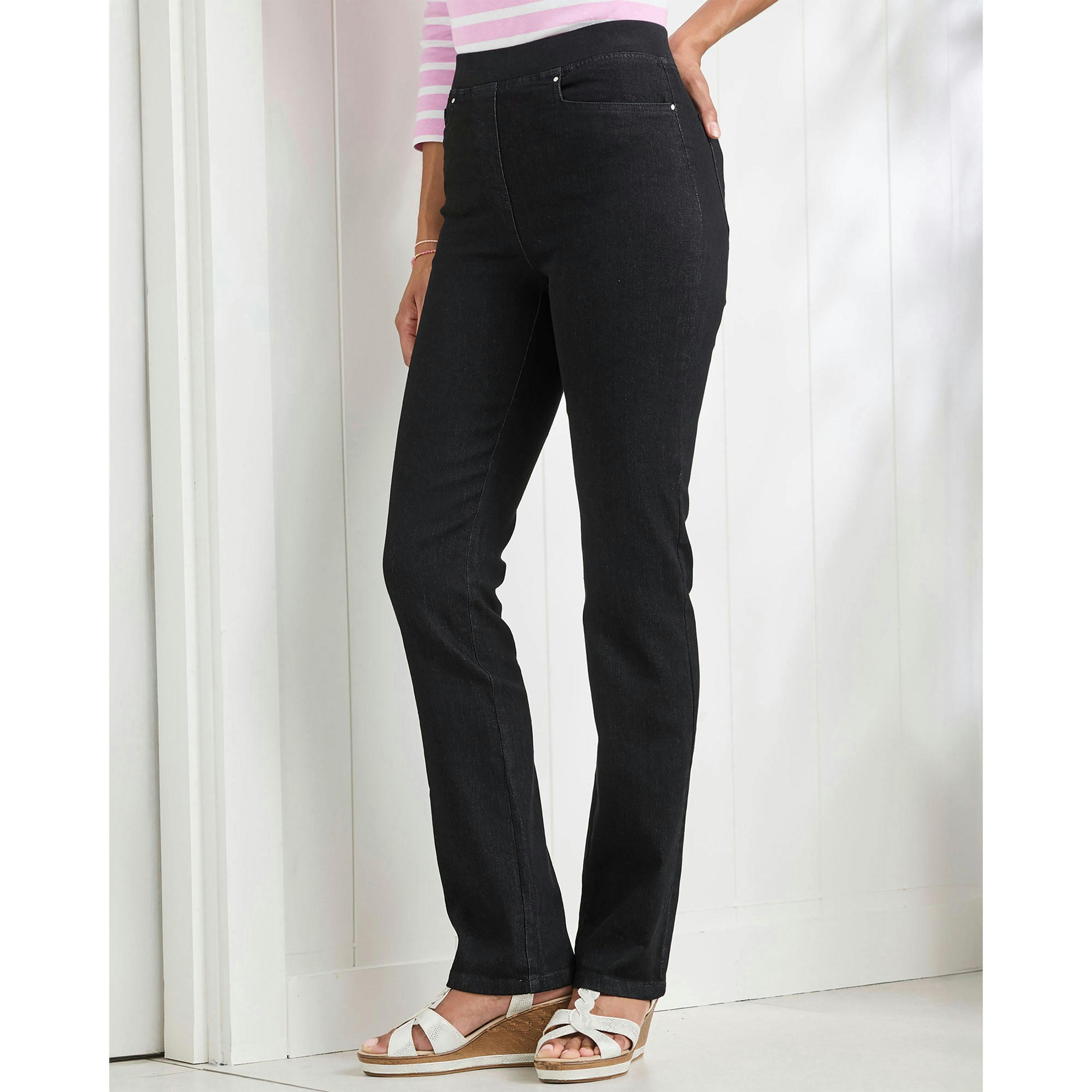 Cotton Traders Premium Pull On Straight Leg Jeans , view 2 of 2