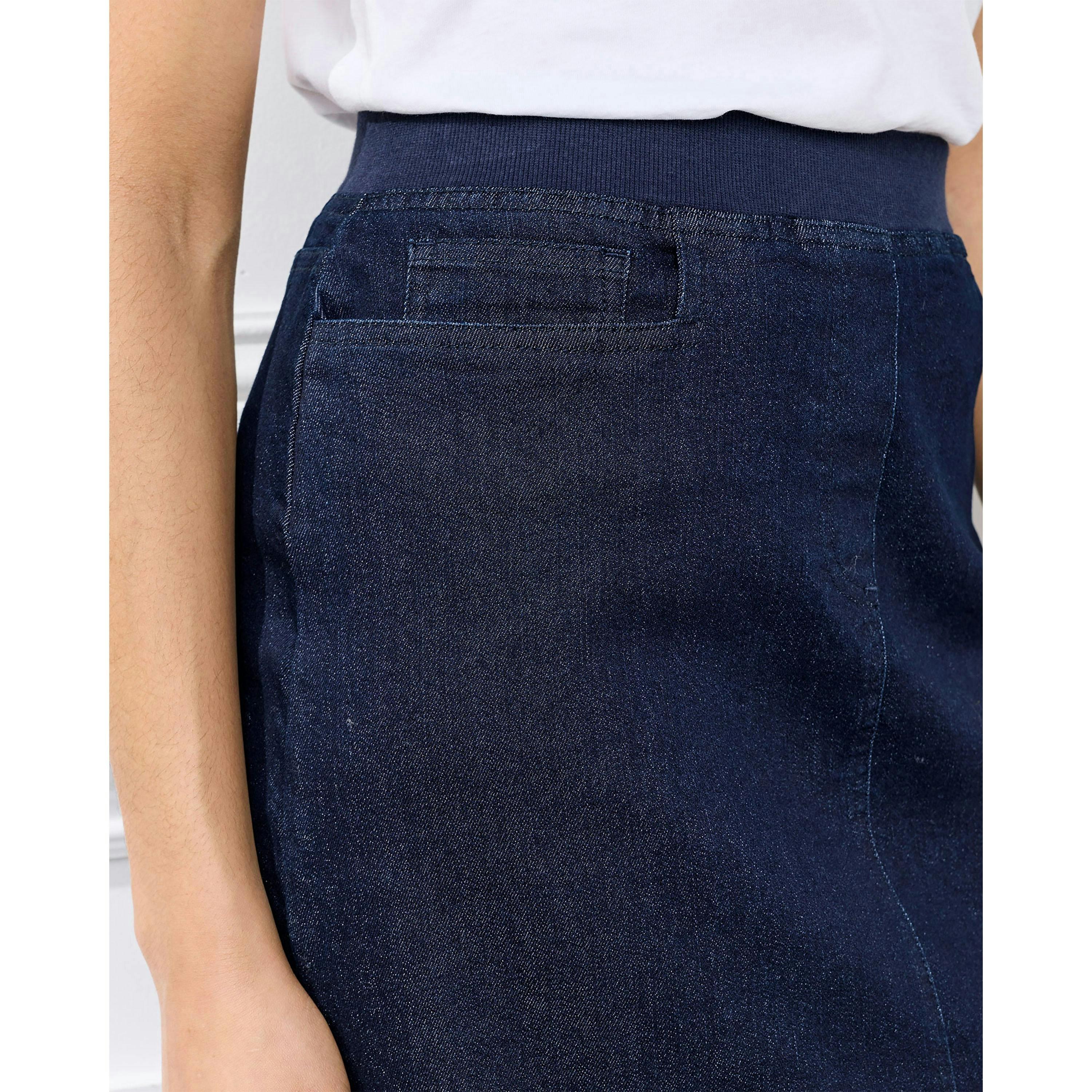 Cotton Traders Premium Pull On Knee Length Skirt , view 3 of 3