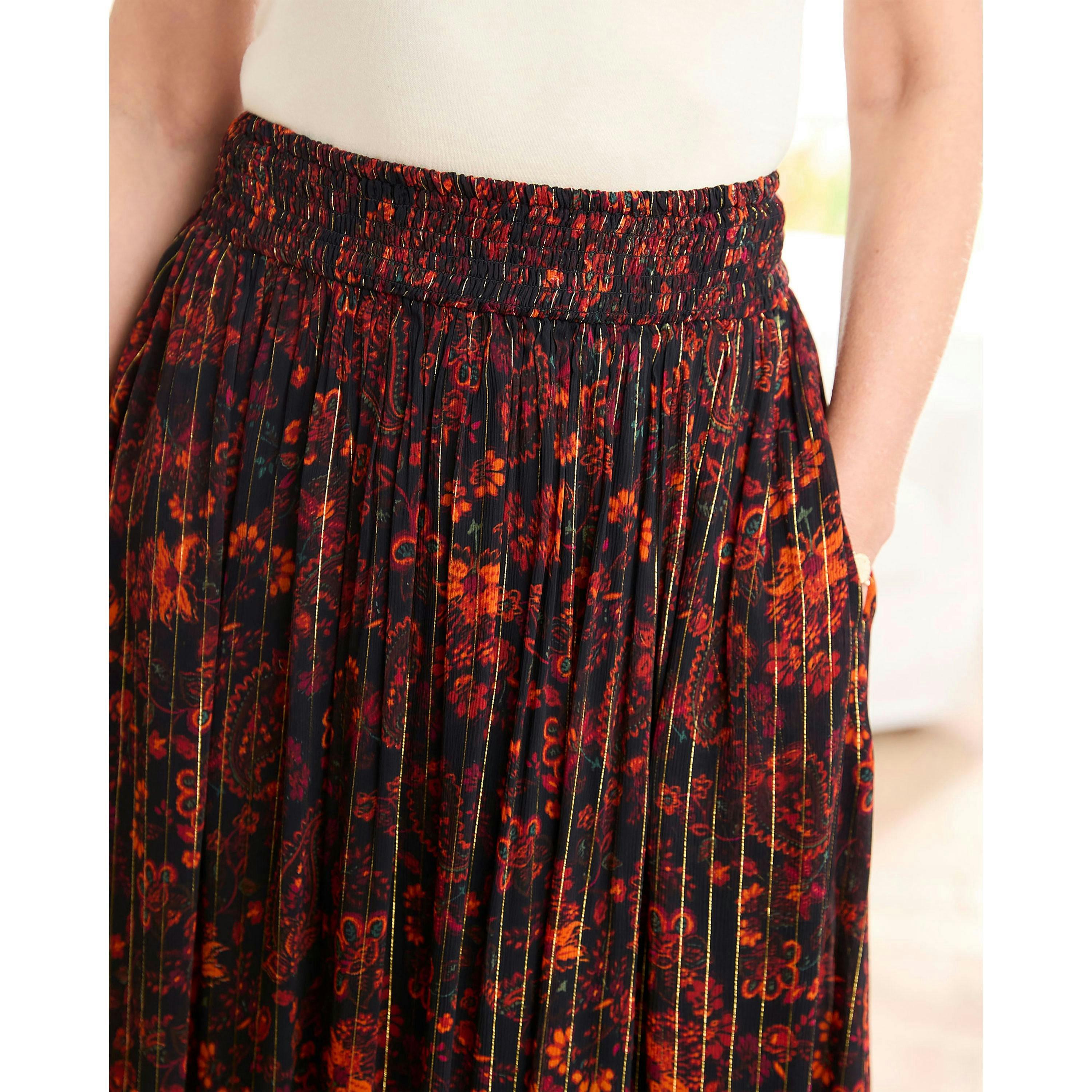Cotton Traders Chiffon Maxi Skirt , view 3 of 3