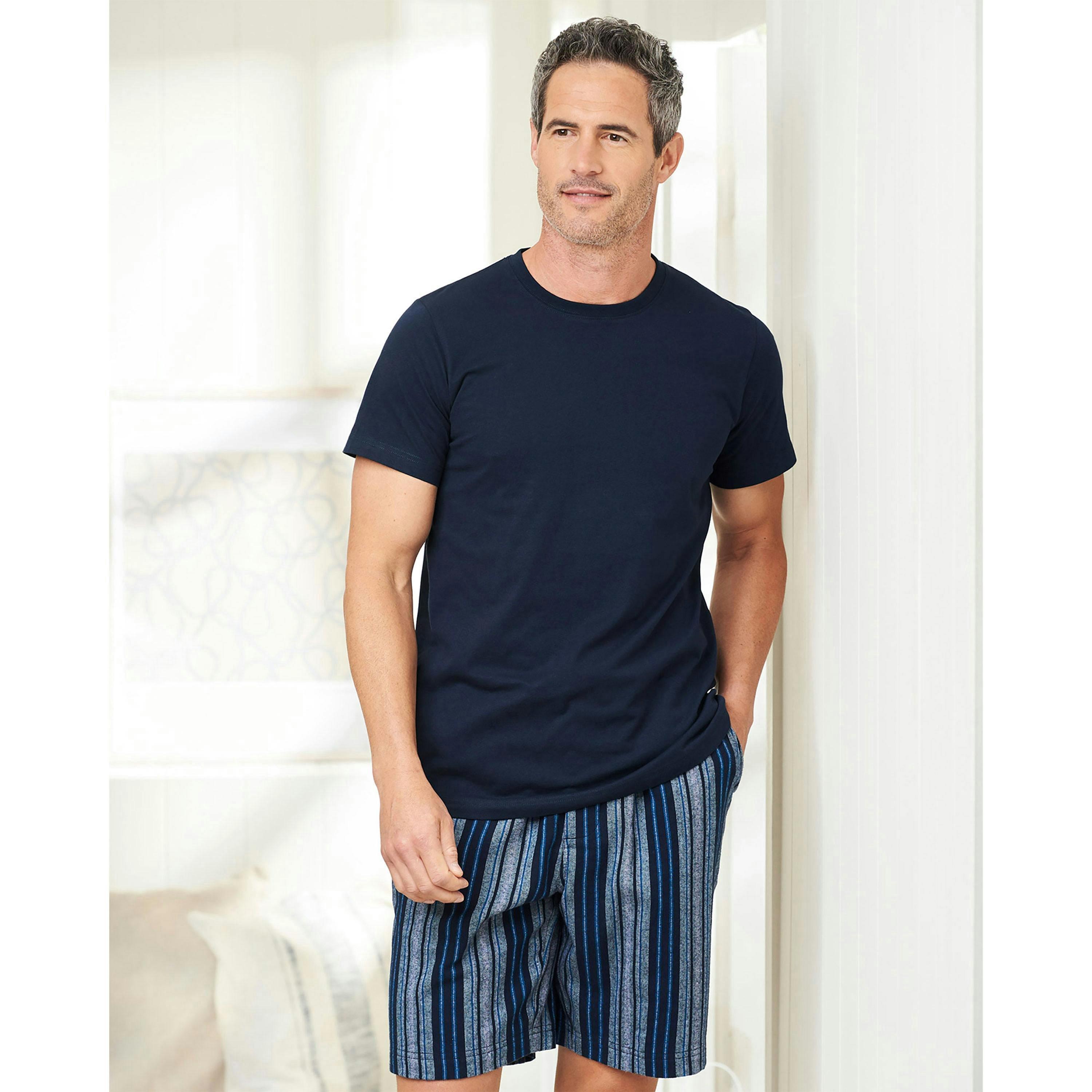 Cotton Traders 3 Pack Cotton Short Sleeve Vests , view 3 of 4