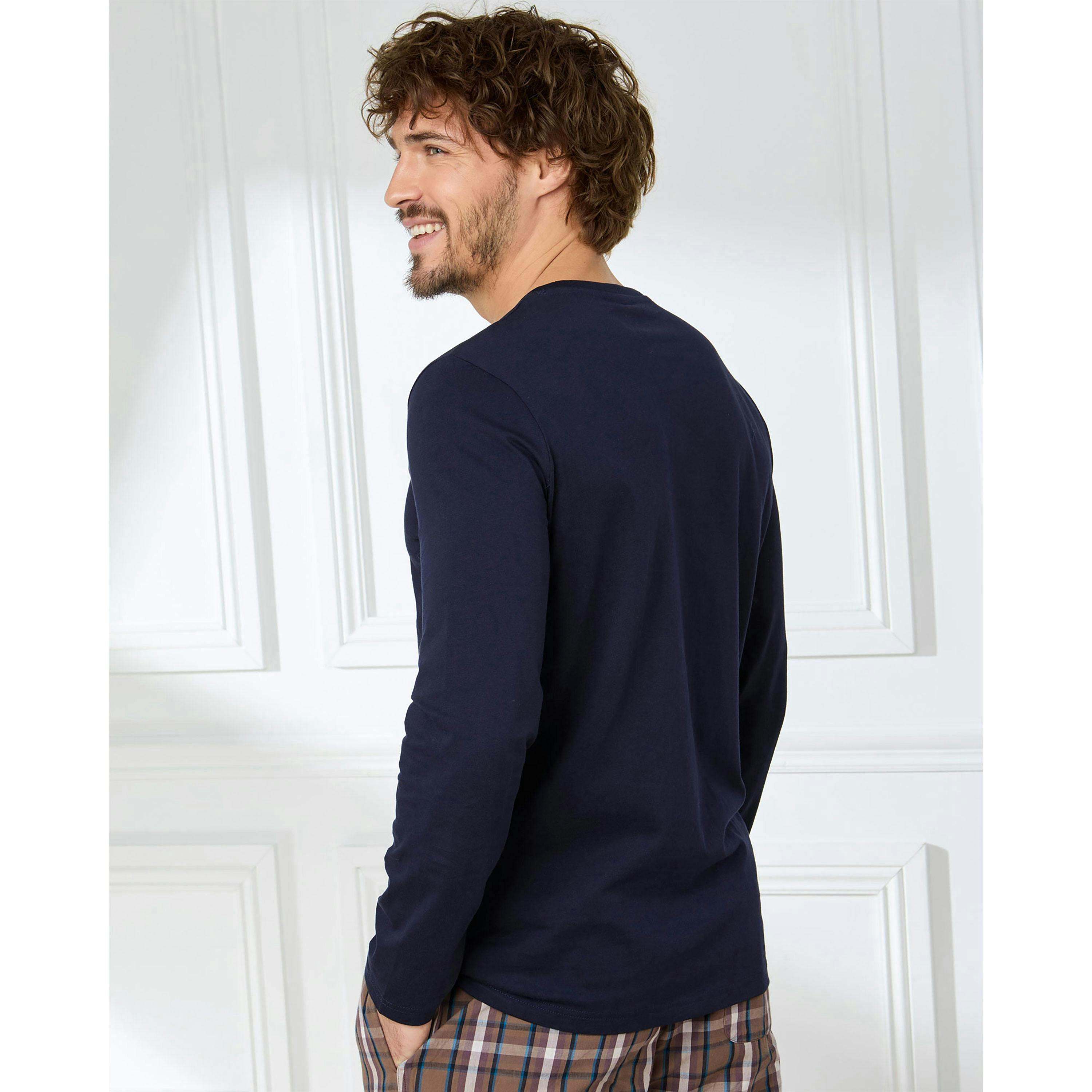 Cotton Traders 3 Pack Cotton Long Sleeve Vests , view 3 of 4