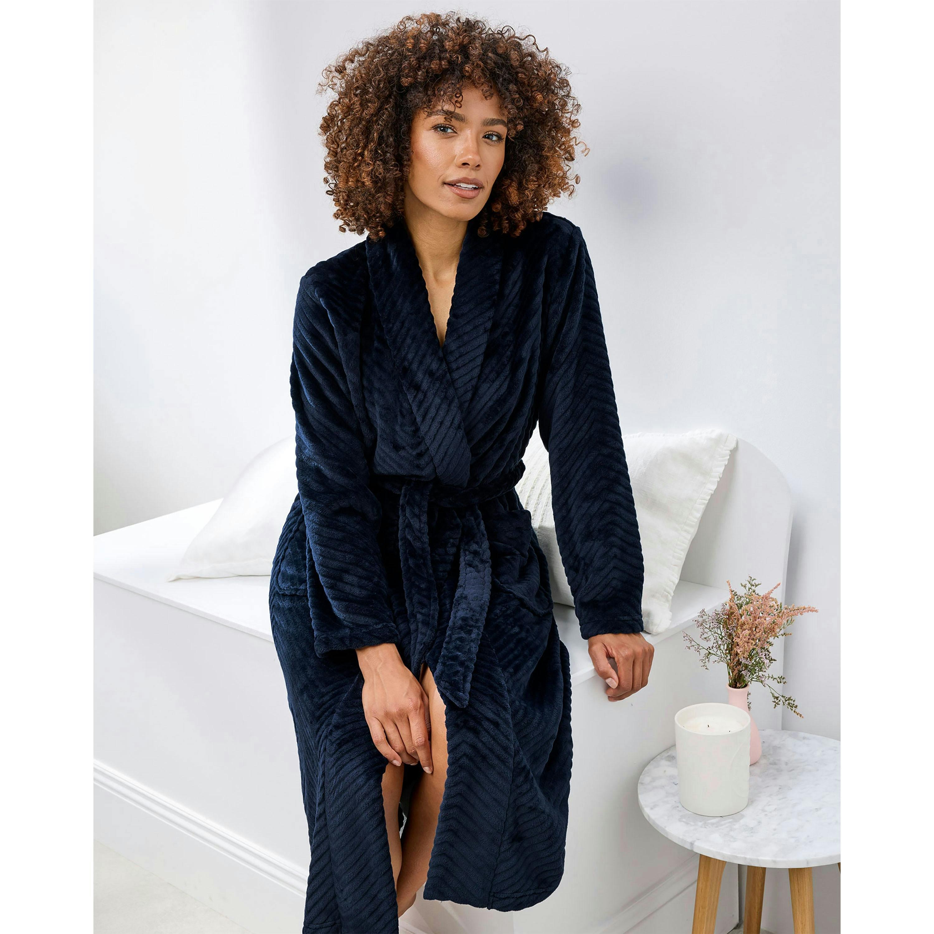 Cotton Traders Blissfully Soft Dressing Gown , view 2 of 2