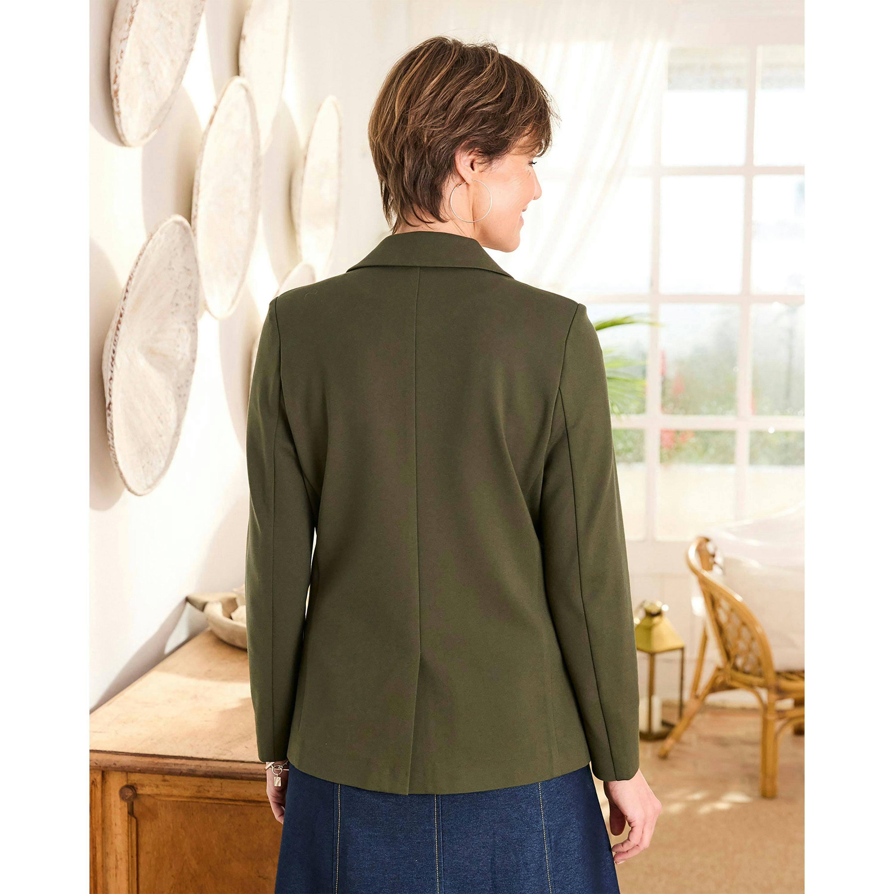 Cotton Traders Ponte Jersey Blazer , view 2 of 3