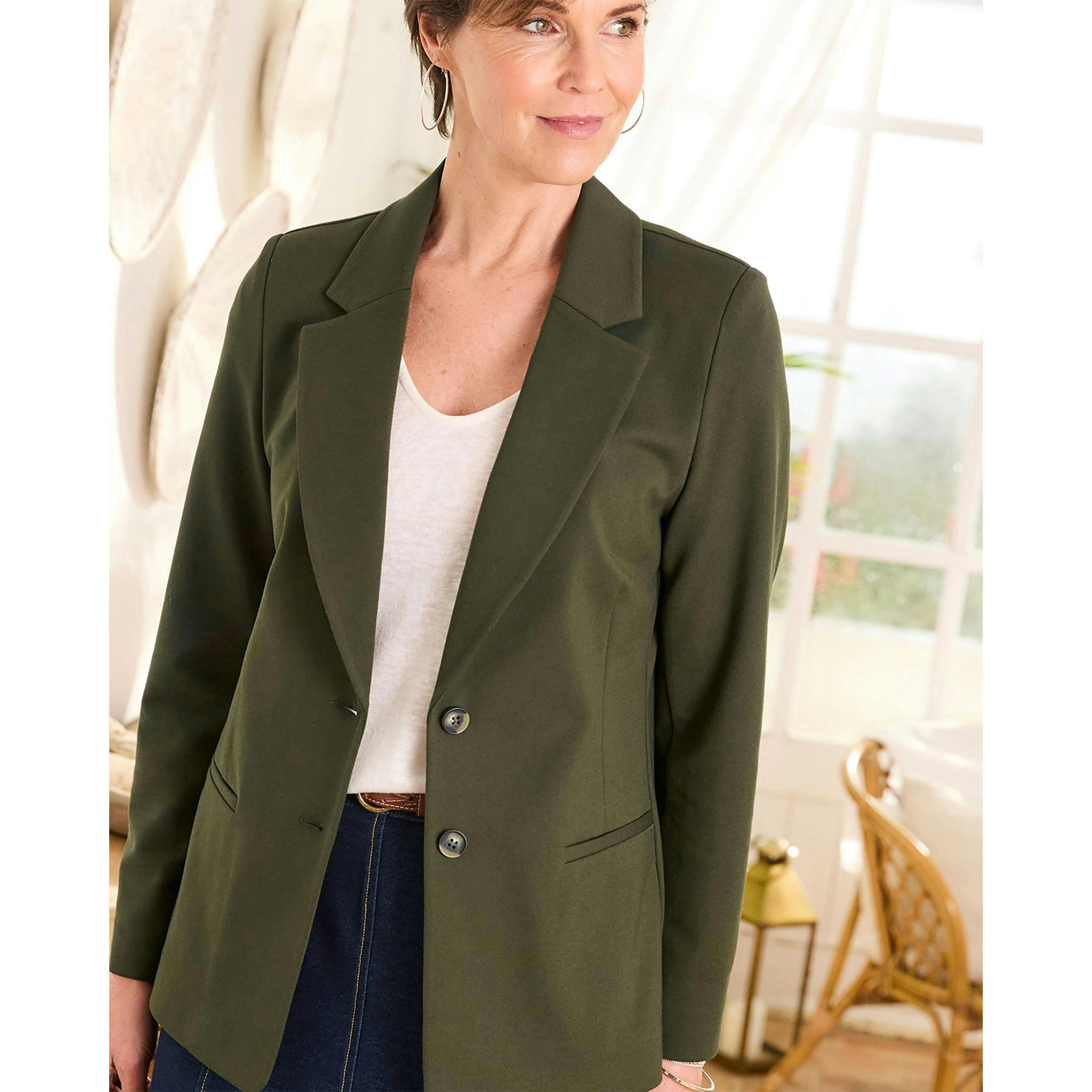 Cotton Traders Ponte Jersey Blazer , view 3 of 3