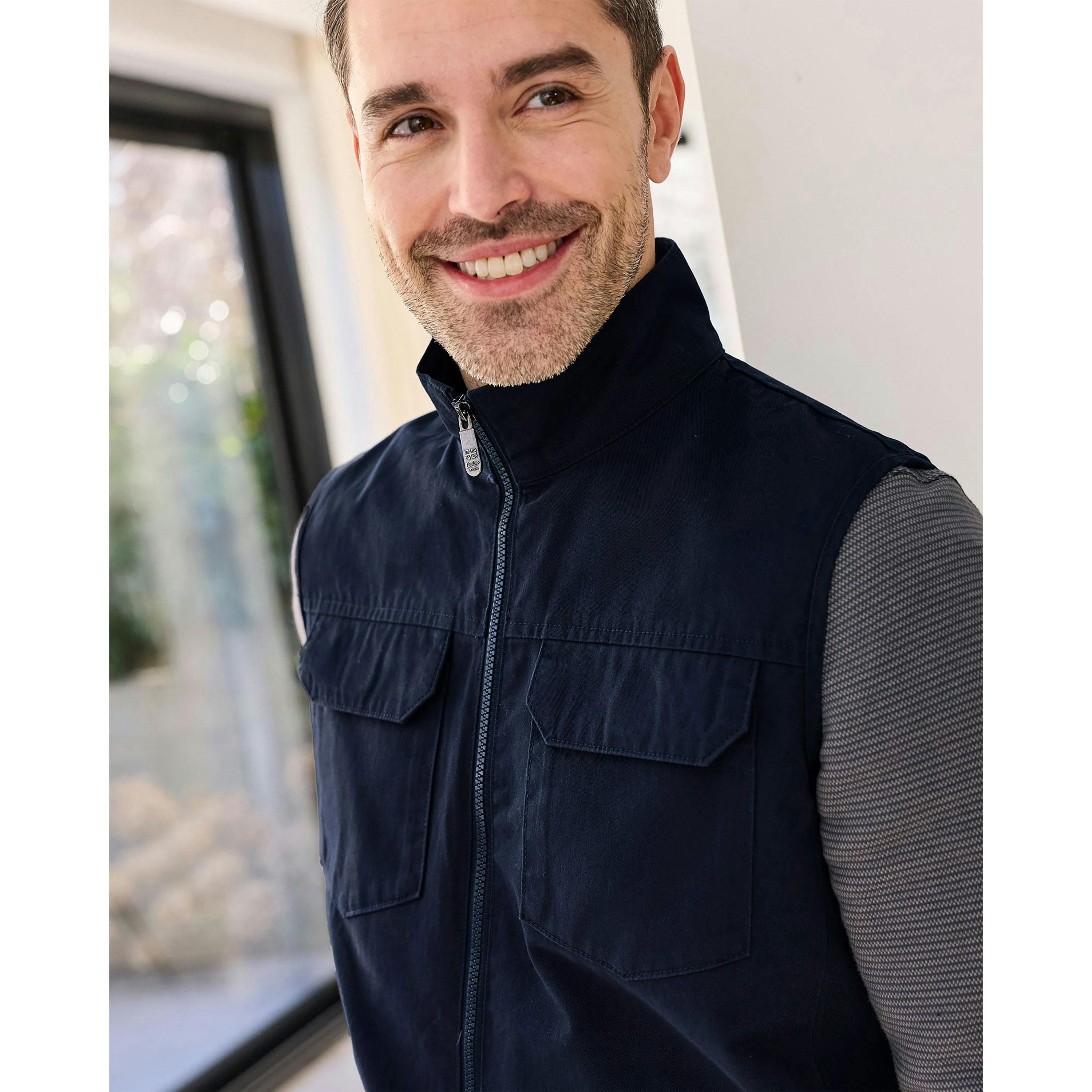Cotton Traders Cotton Twill Travel Gilet , view 3 of 3