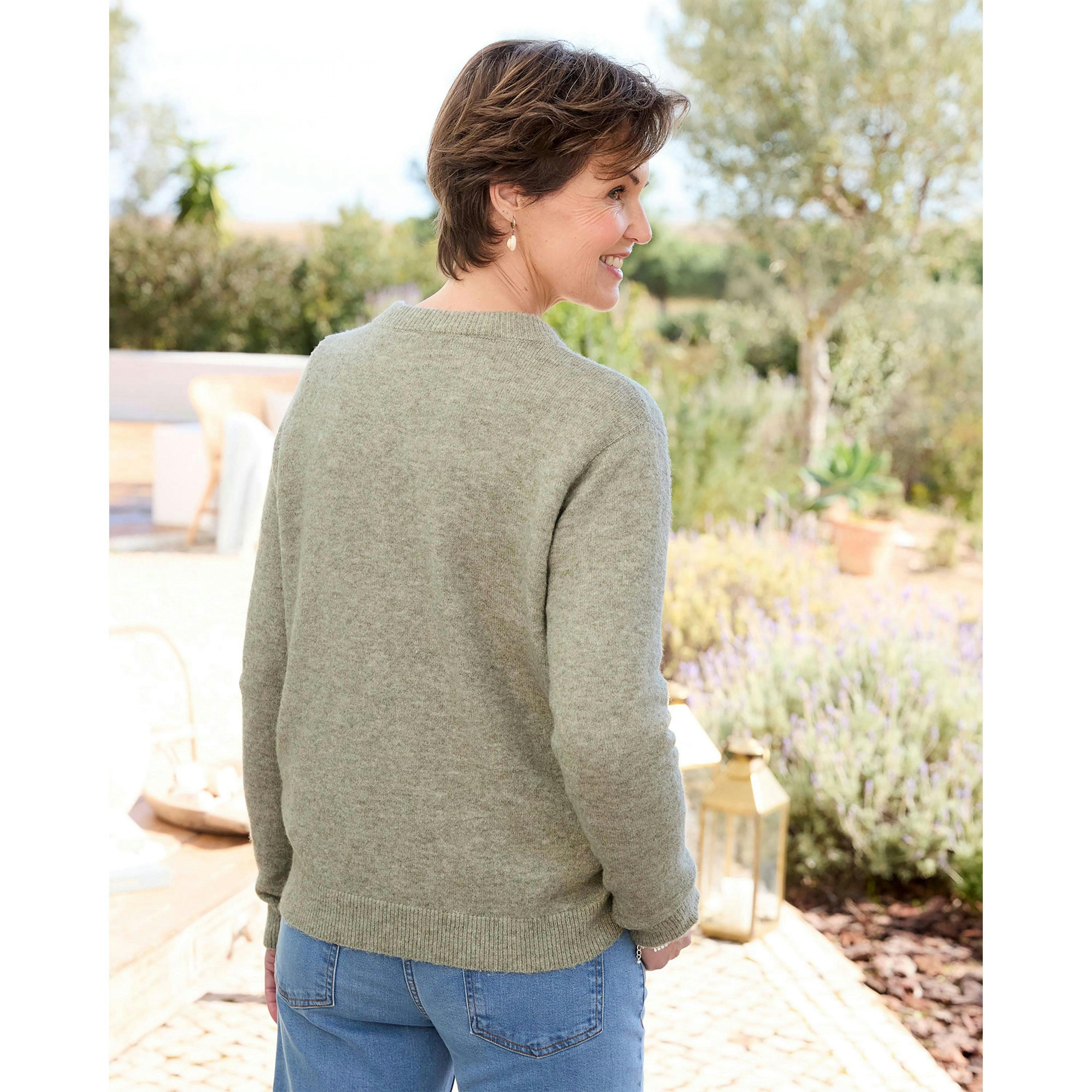 Cotton Traders Embroidered Jumper , view 3 of 4