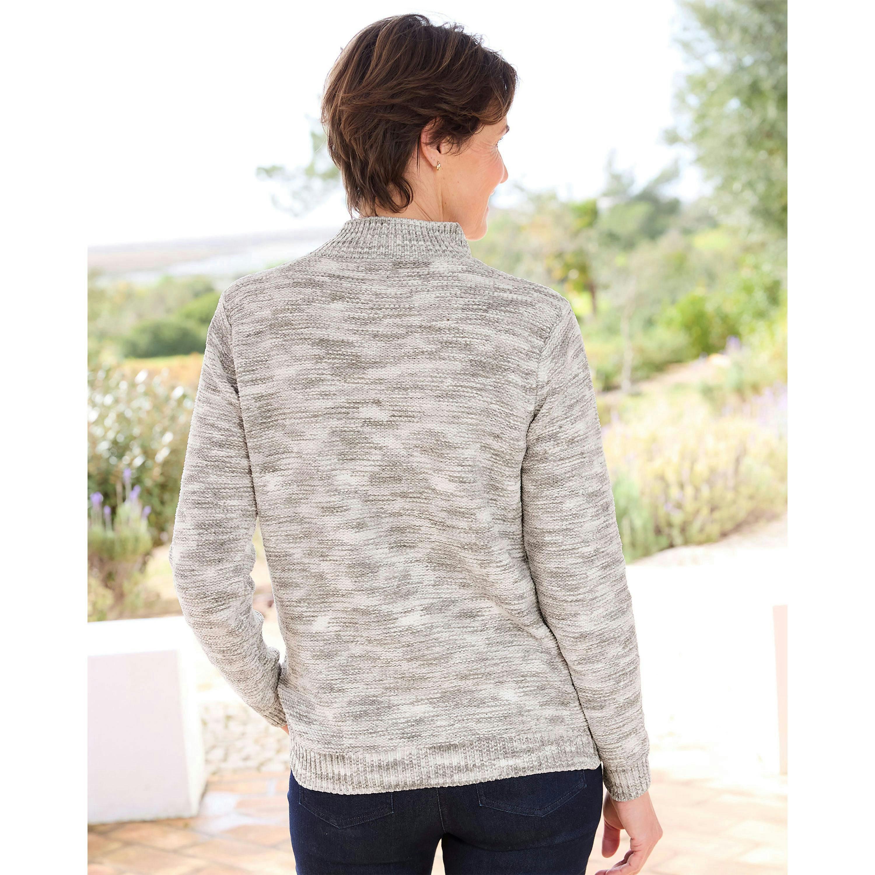 Cotton Traders Chenille Tunic Jumper , view 2 of 4