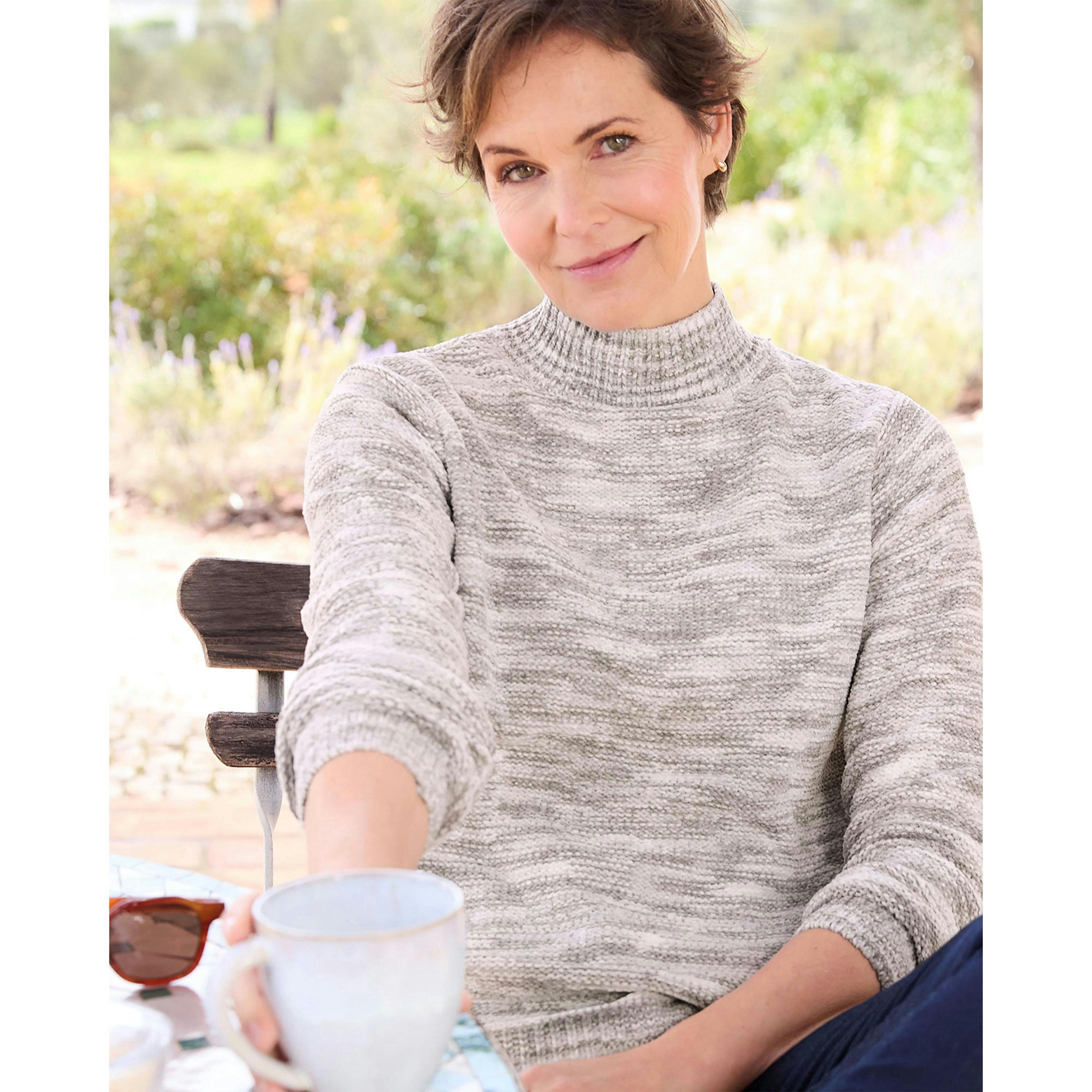 Cotton Traders Chenille Tunic Jumper , view 3 of 4