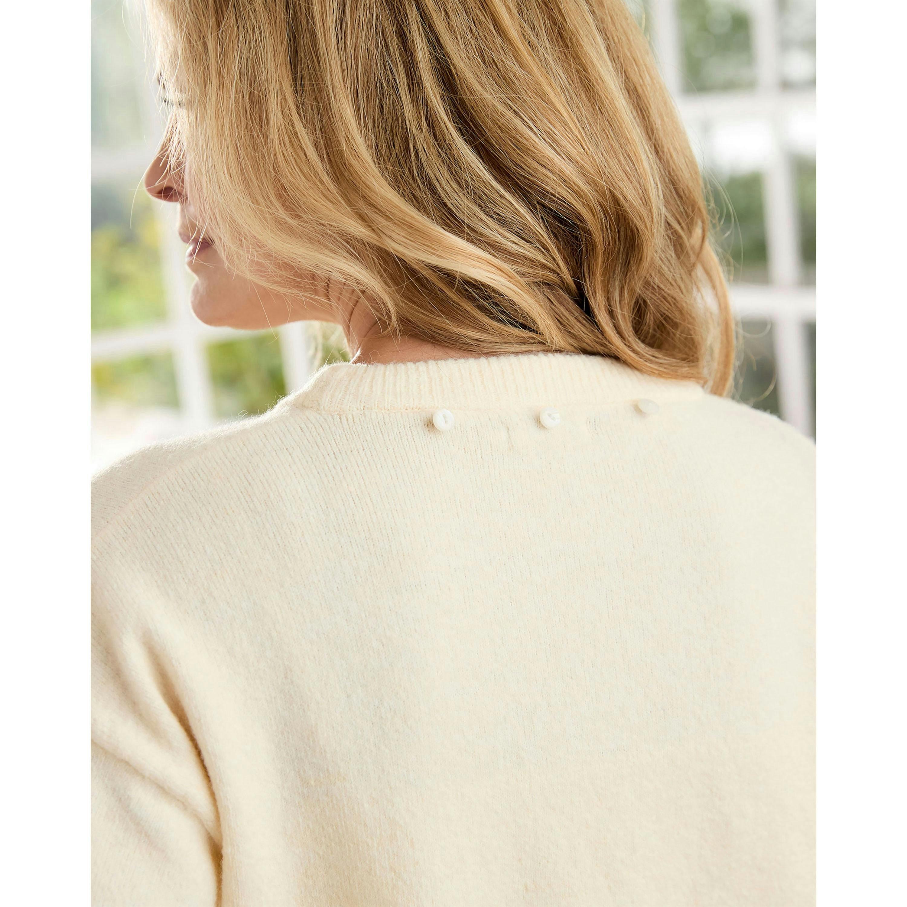 Cotton Traders Jumper With Detachable Scarf , view 3 of 3