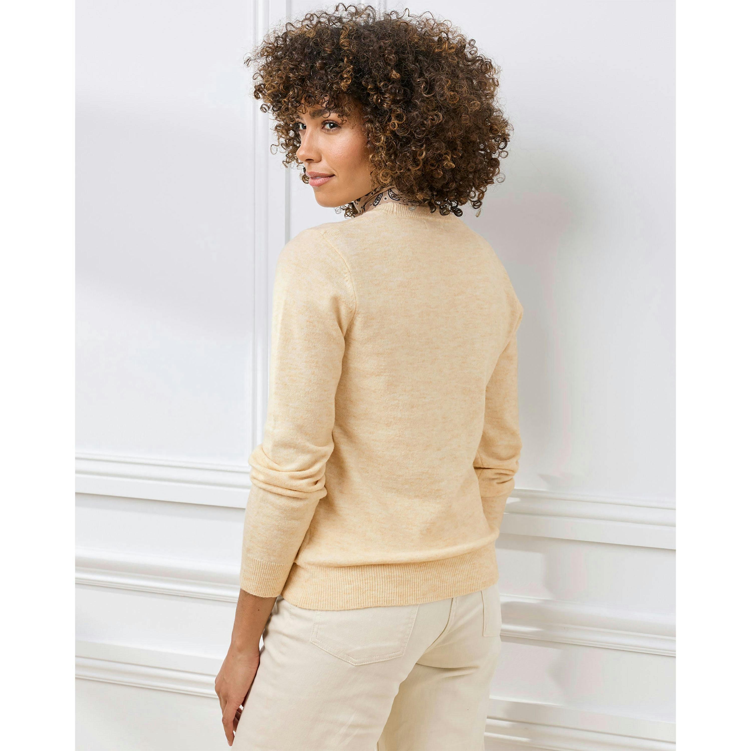 Cotton Traders Fine Knit Crew Neck Jumper , view 2 of 3
