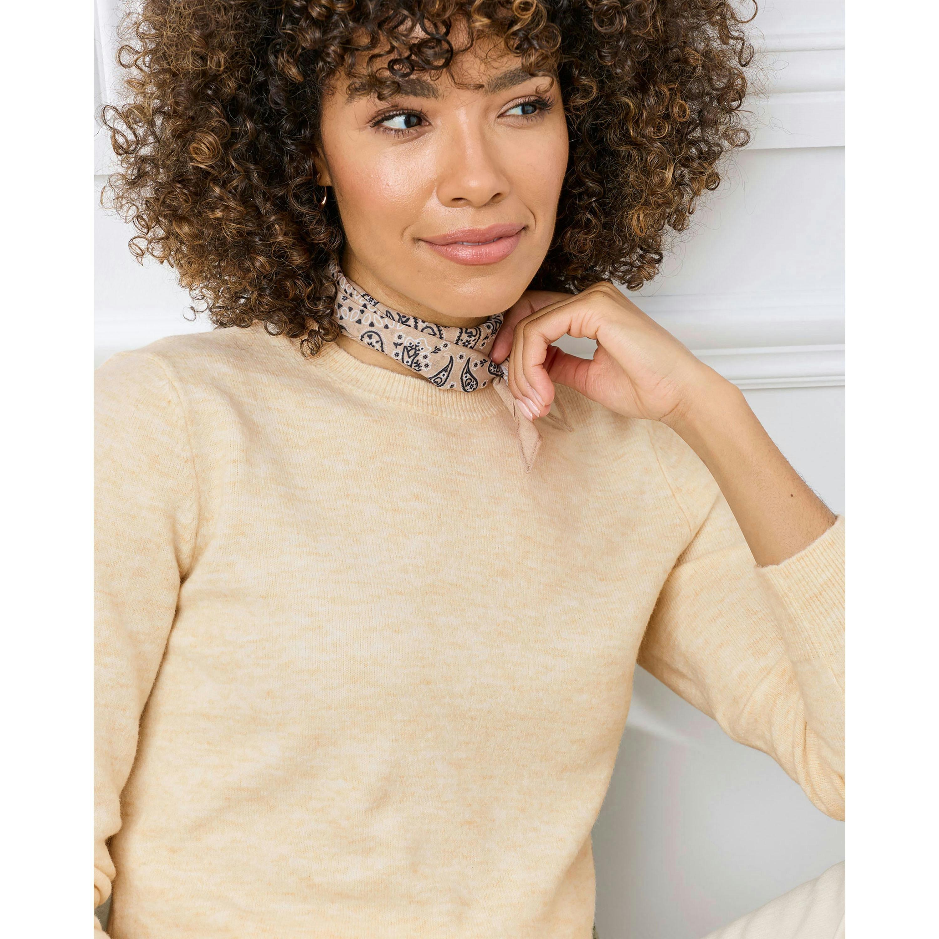 Cotton Traders Fine Knit Crew Neck Jumper , view 3 of 3