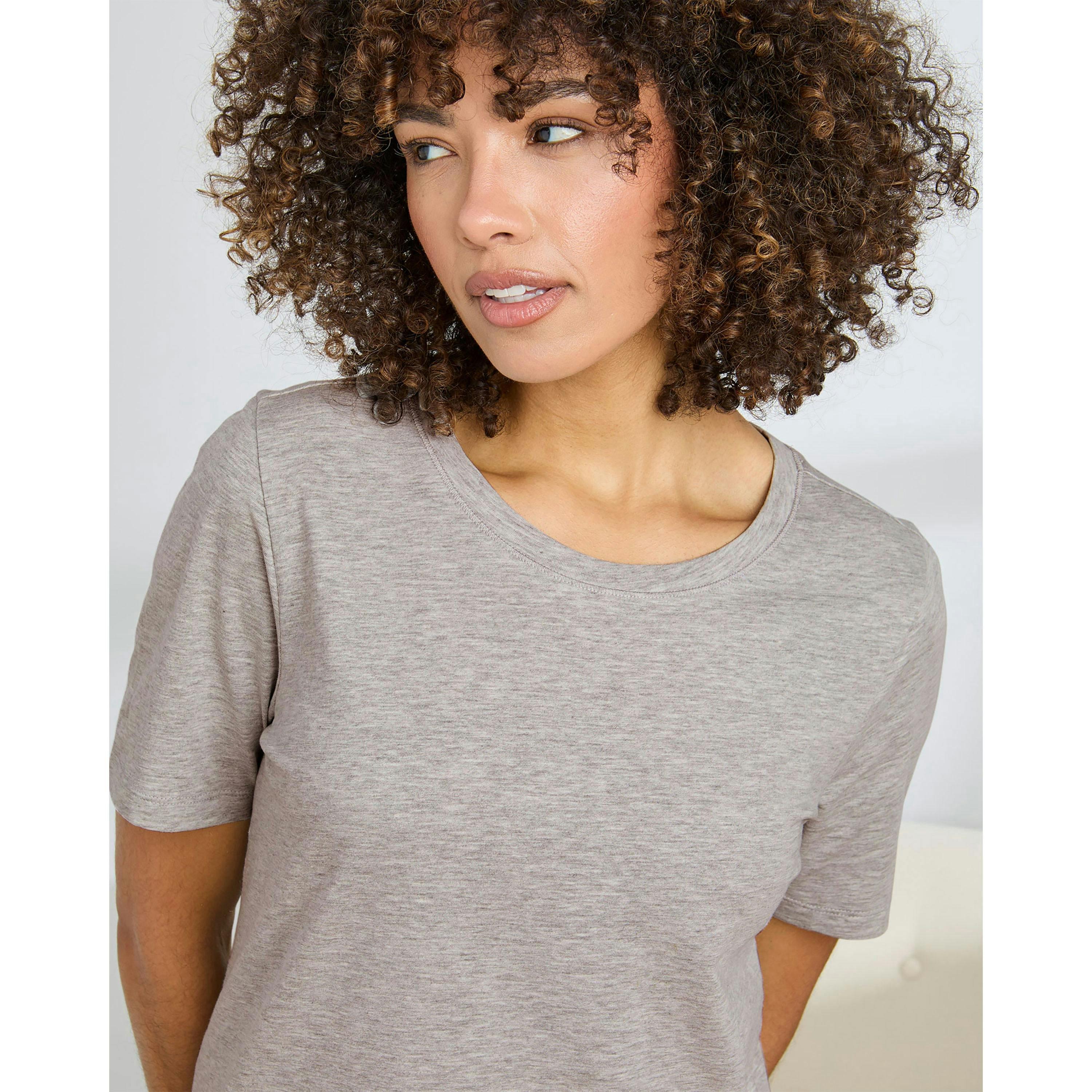 Cotton Traders 4 Piece Cotton Rich Short Sleeve PJ Set , view 3 of 4