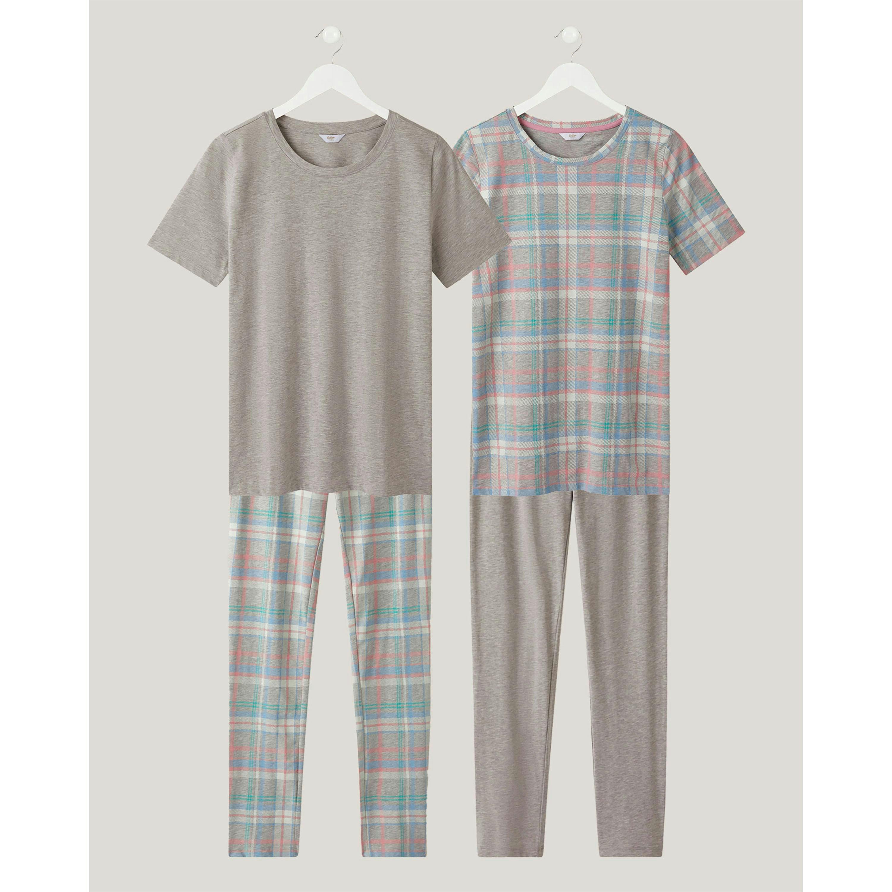 Cotton Traders 4 Piece Cotton Rich Short Sleeve PJ Set , view 4 of 4