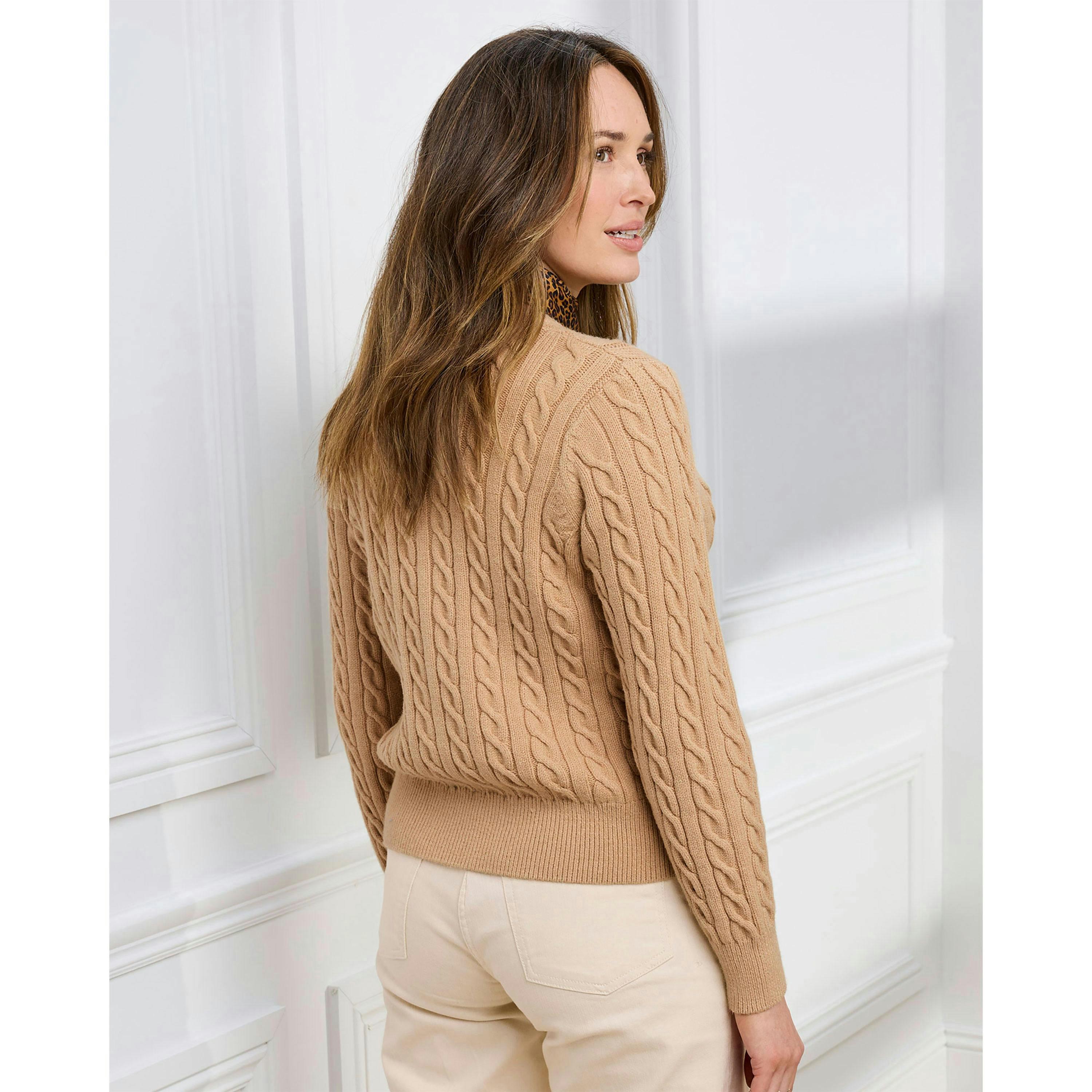 Cotton Traders Cutest Cable Cardigan , view 2 of 3