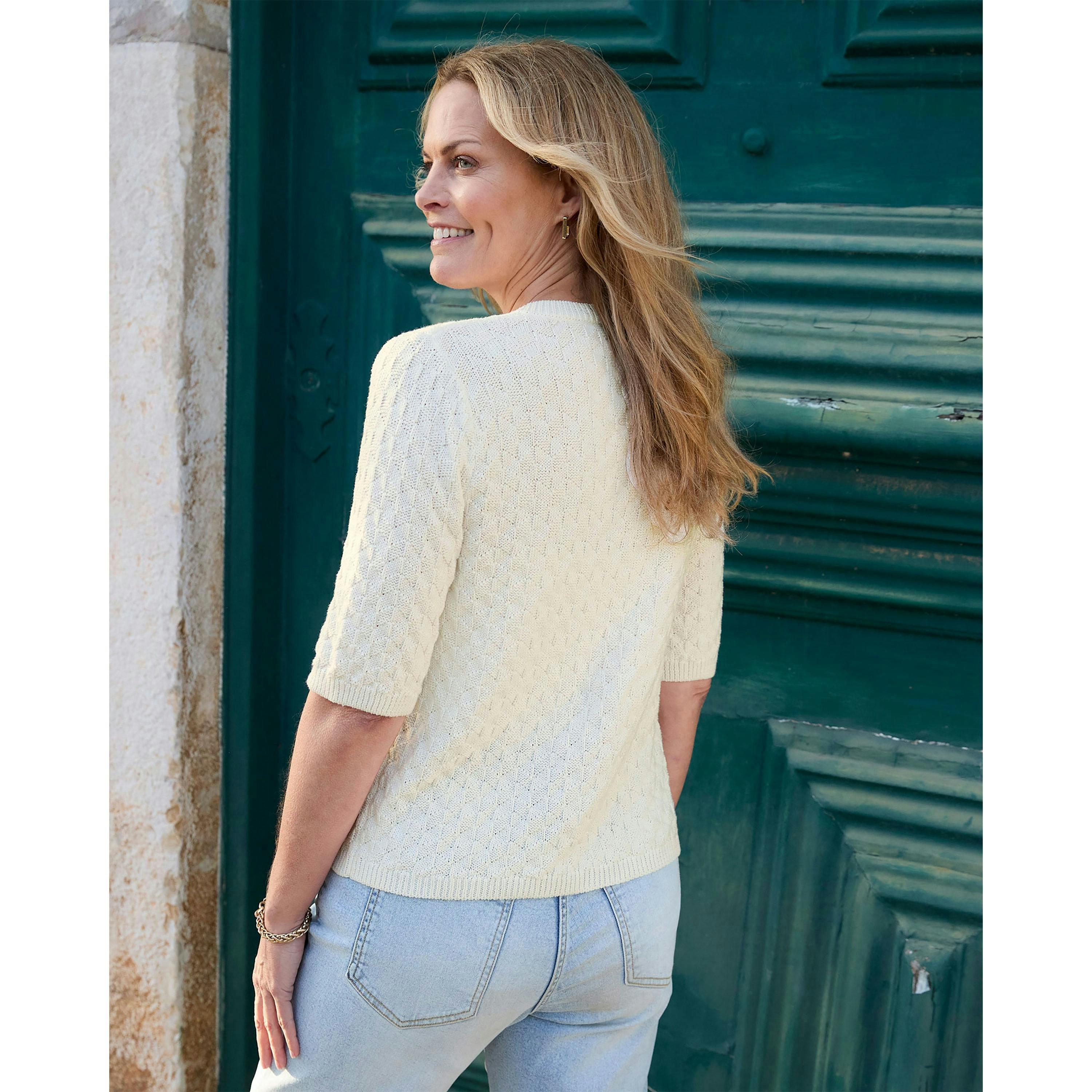 Cotton Traders Short Sleeve Cardigan , view 3 of 4