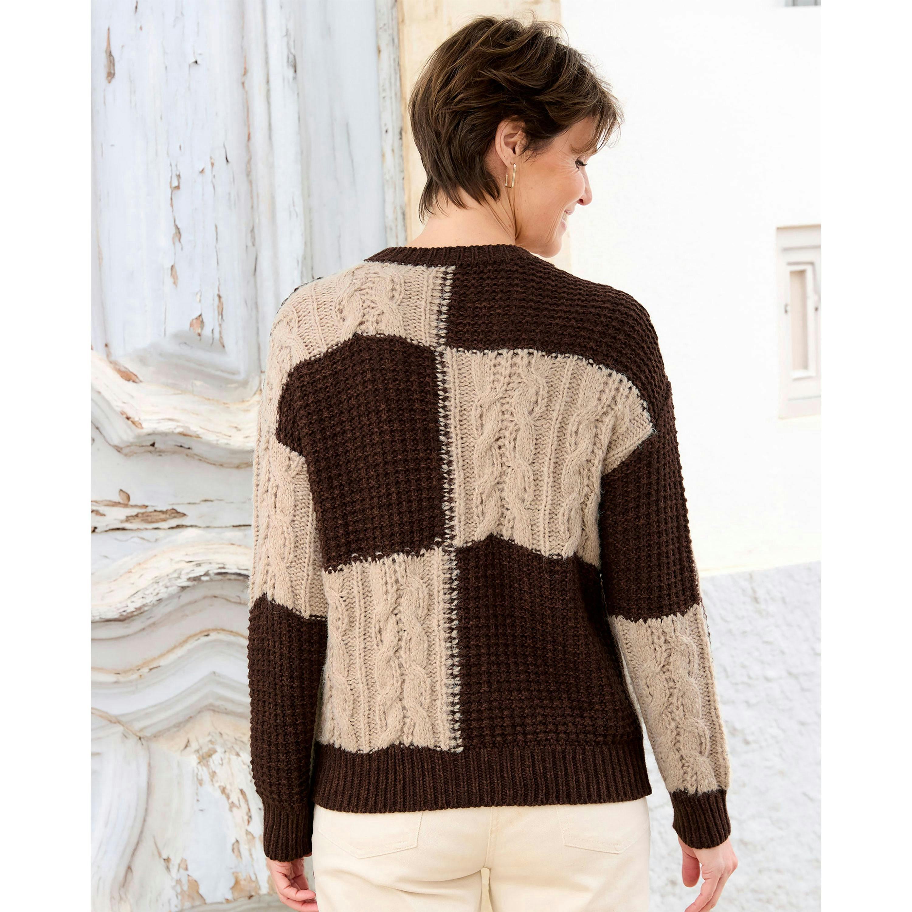Cotton Traders Patchwork Jumper , view 2 of 3