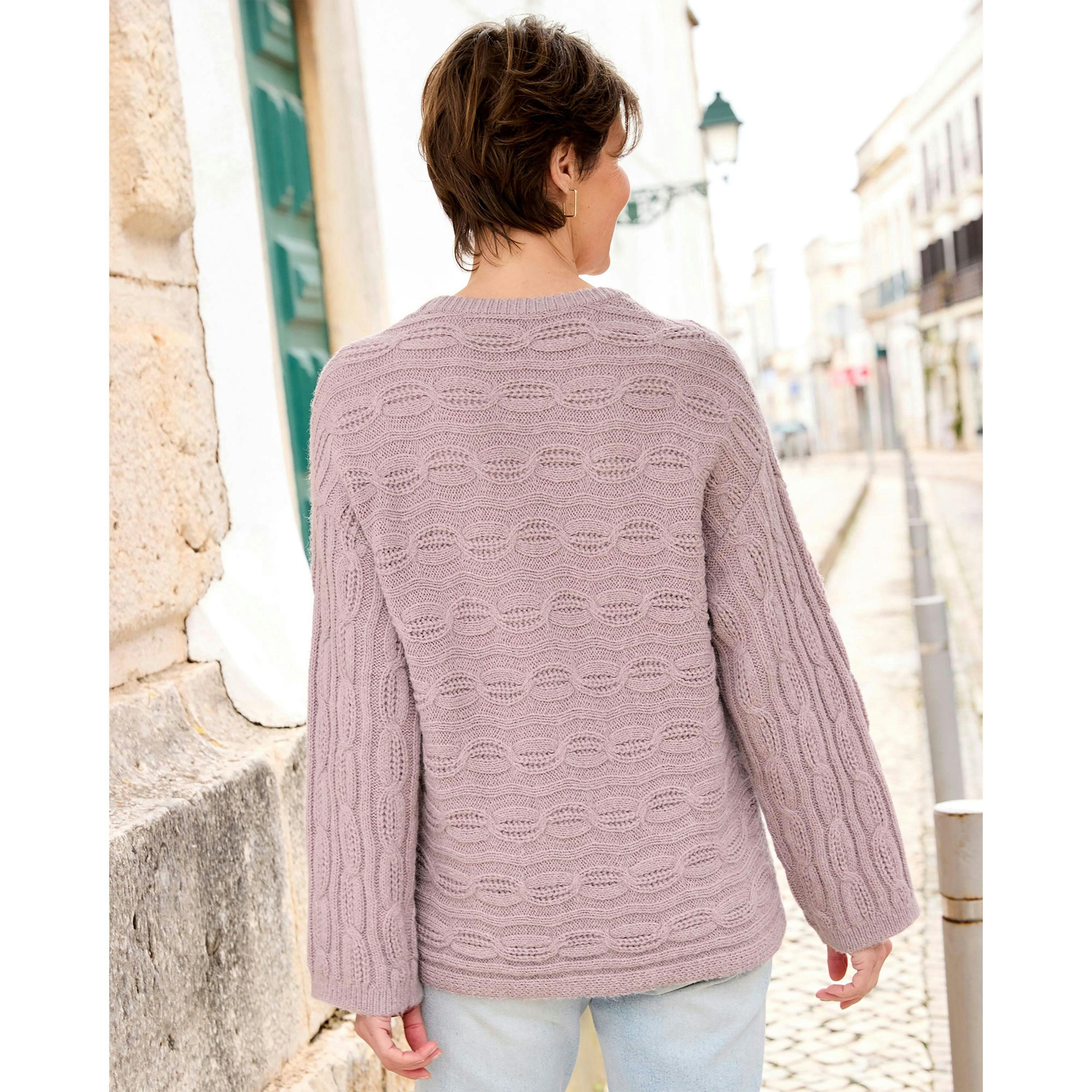 Cotton Traders Cable Jumper , view 2 of 3