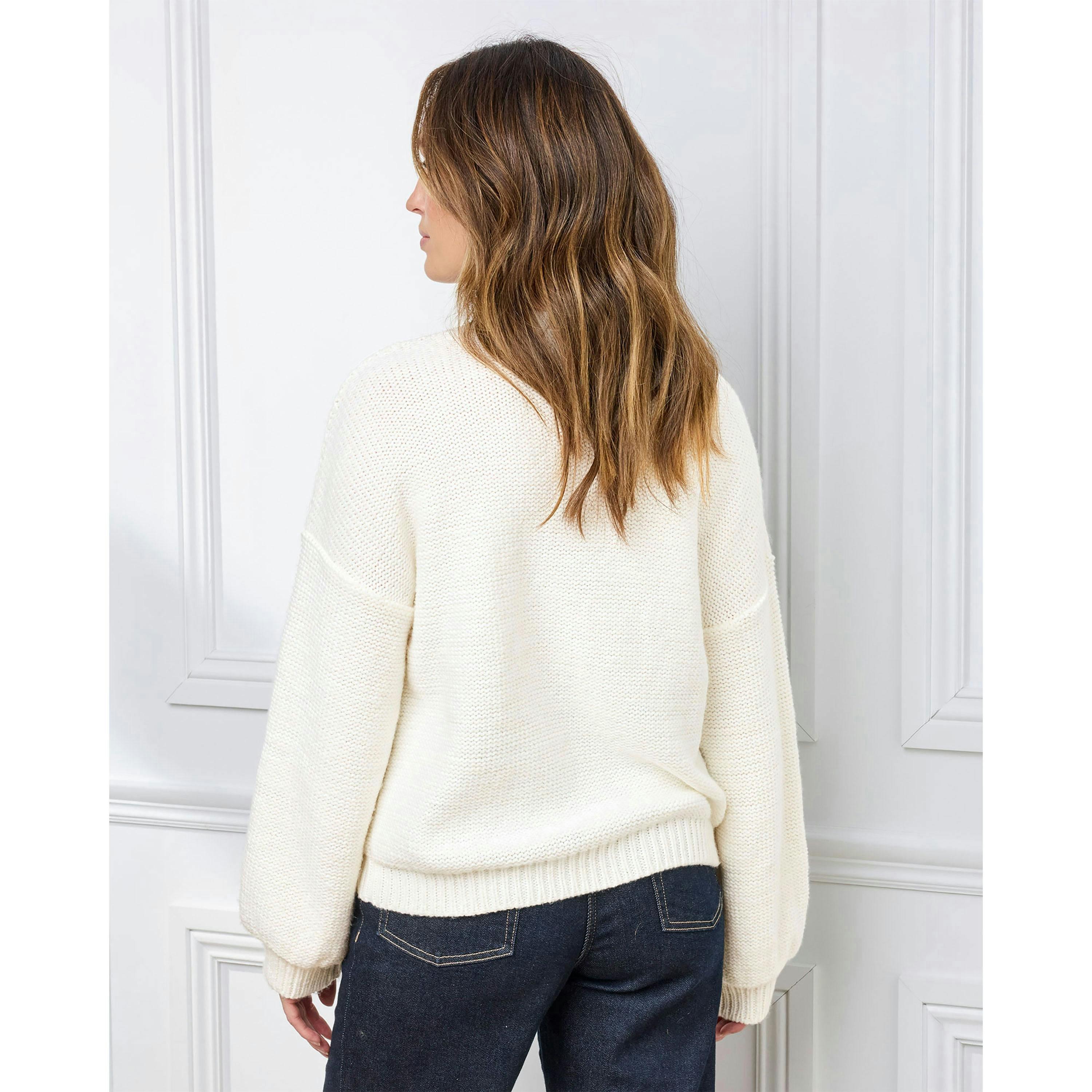 Cotton Traders Floral Embroidered Jumper , view 2 of 3