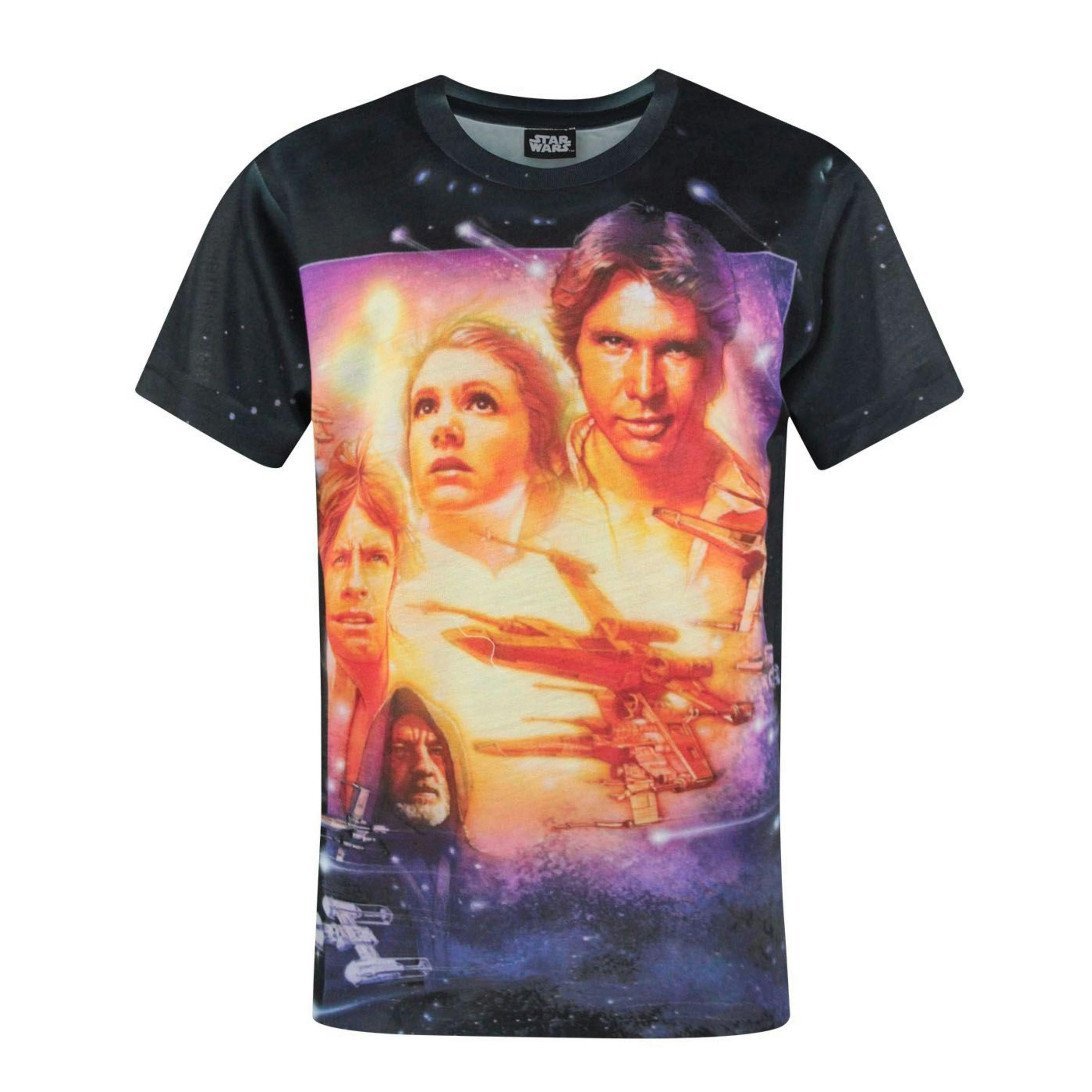 Star Wars Boys Black Short Sleeved T-Shirt by Vanilla Underground , view 1 of 1