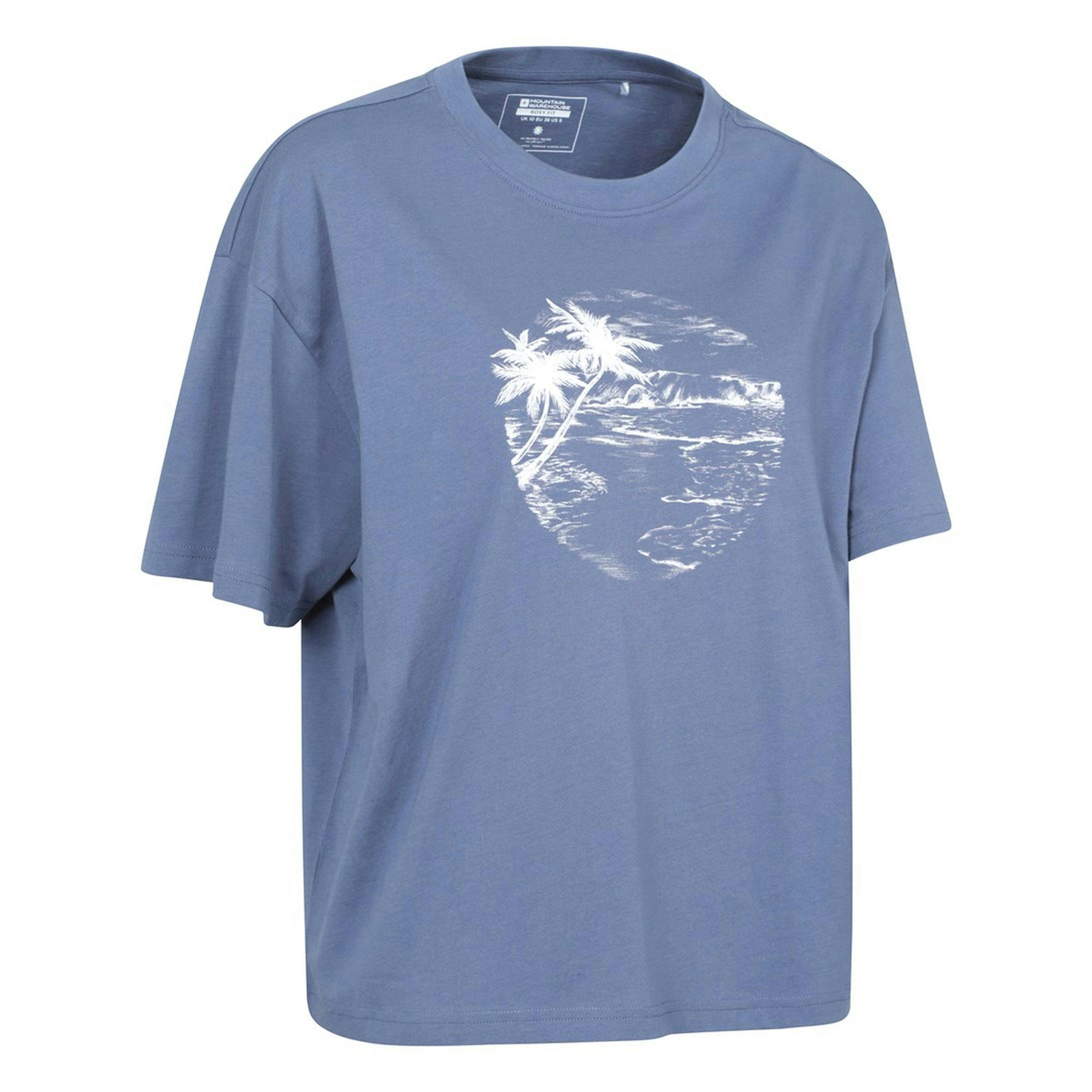 Mountain Warehouse Womens/Ladies Beach Boxy T-Shirt , view 4 of 4